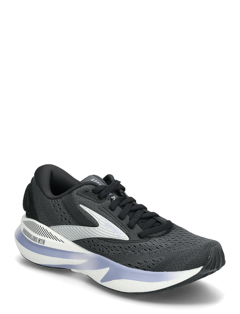 Brooks - Adrenaline GTS 24 - løbesko - ebony/blue heron/silver - 0