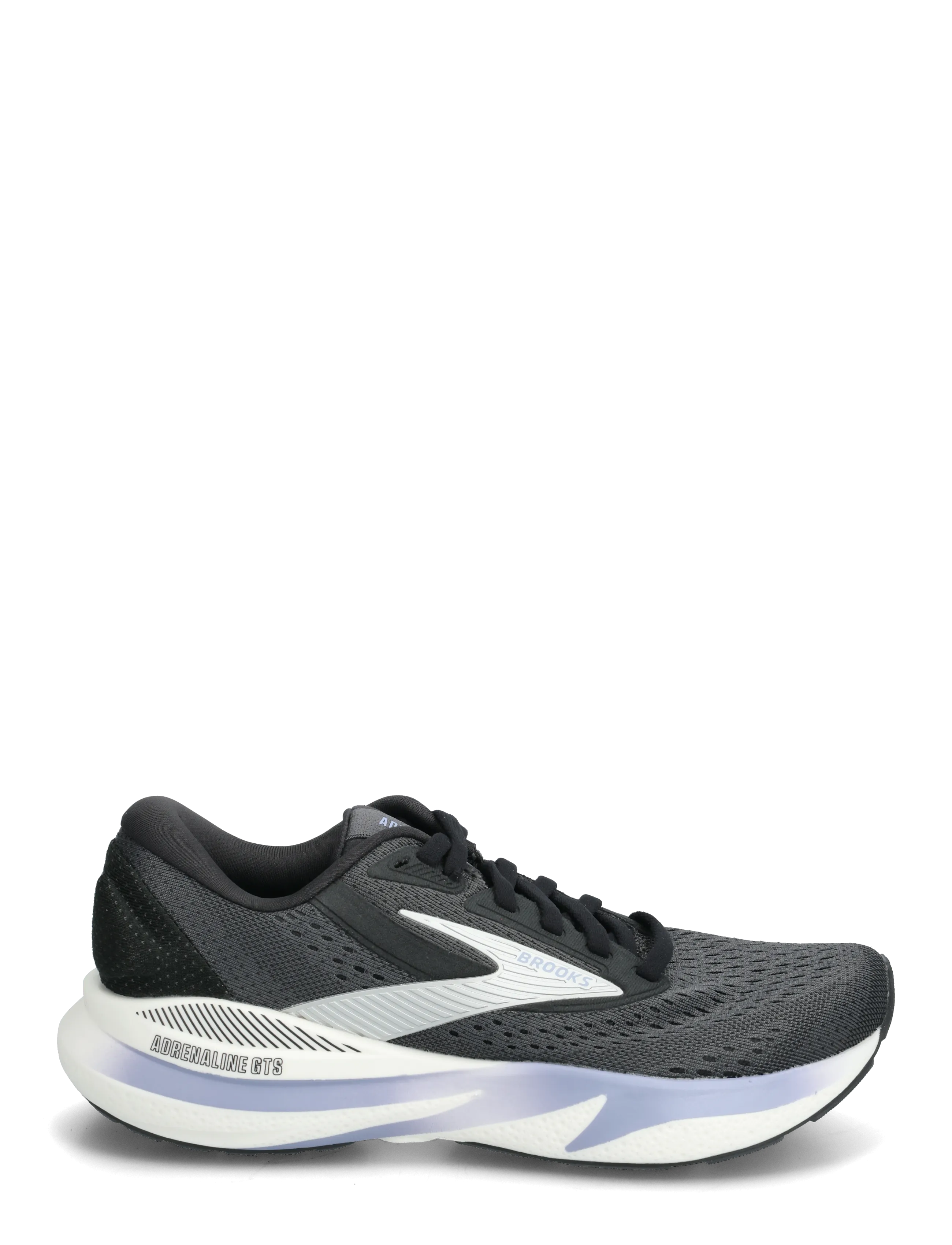 Brooks - Adrenaline GTS 24 - løbesko - ebony/blue heron/silver - 1