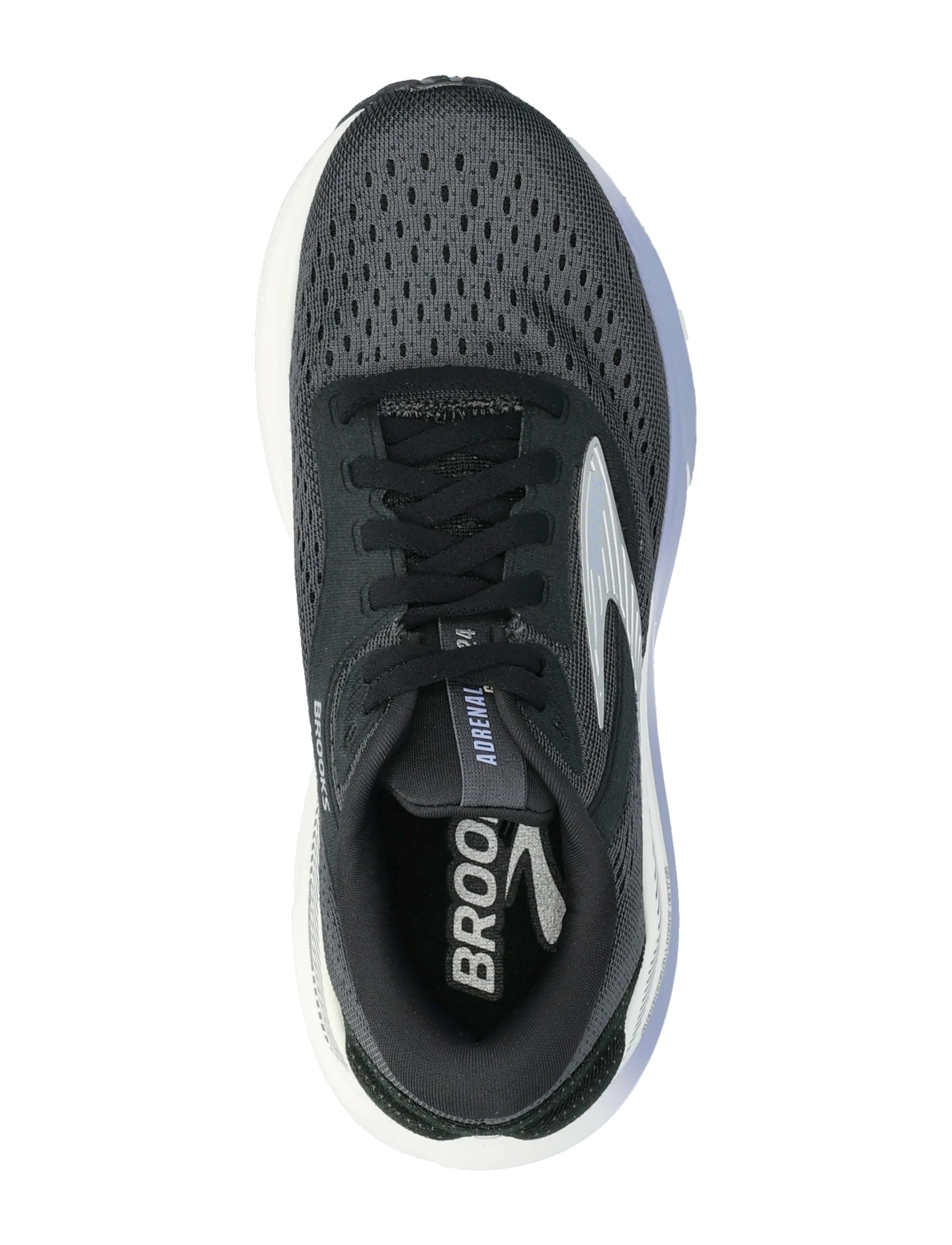 Brooks - Adrenaline GTS 24 - løbesko - ebony/blue heron/silver - 3