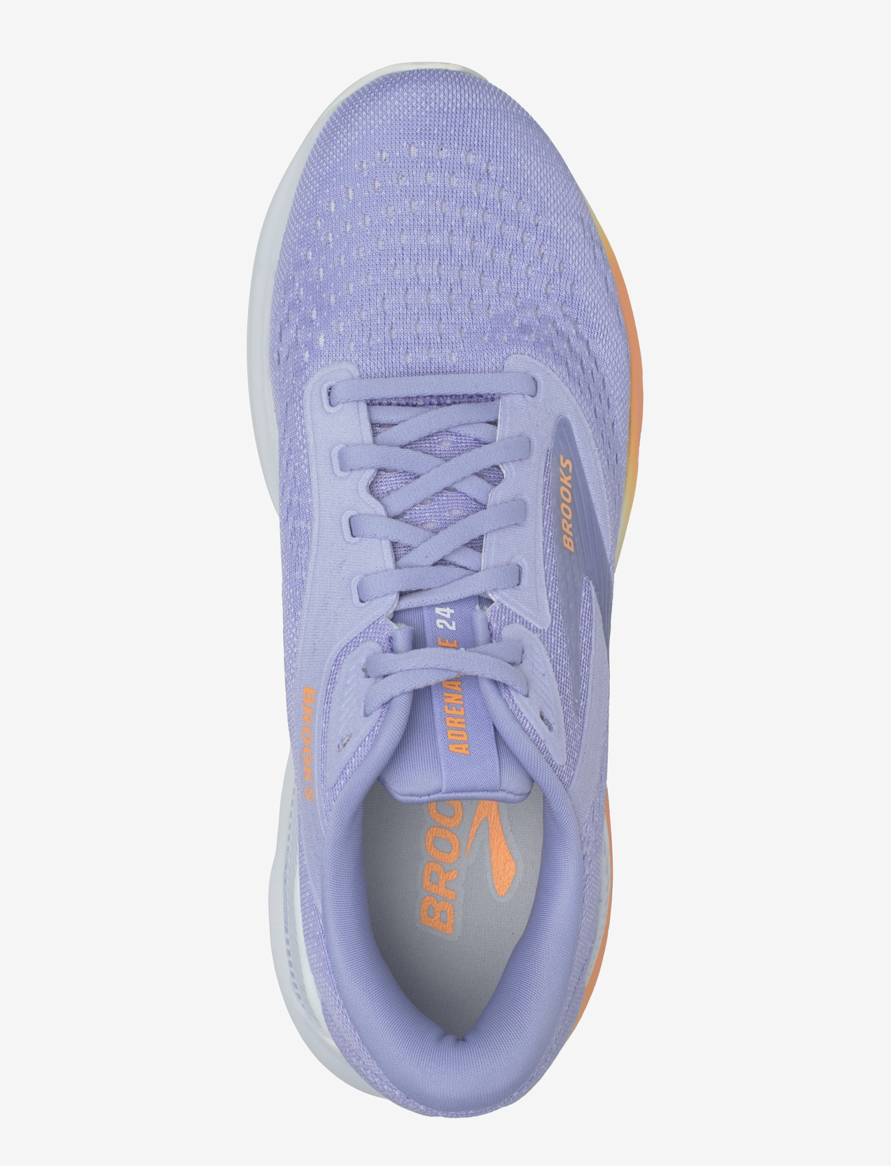 Brooks - Adrenaline GTS 24 - løbesko - blue heron/white/orange - 3