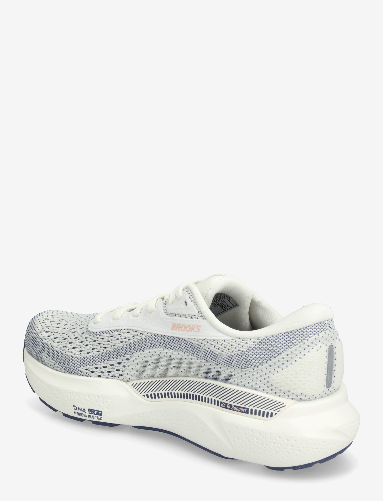Brooks - Adrenaline GTS 24 - løbesko - grey/blue ribbon/peach - 2