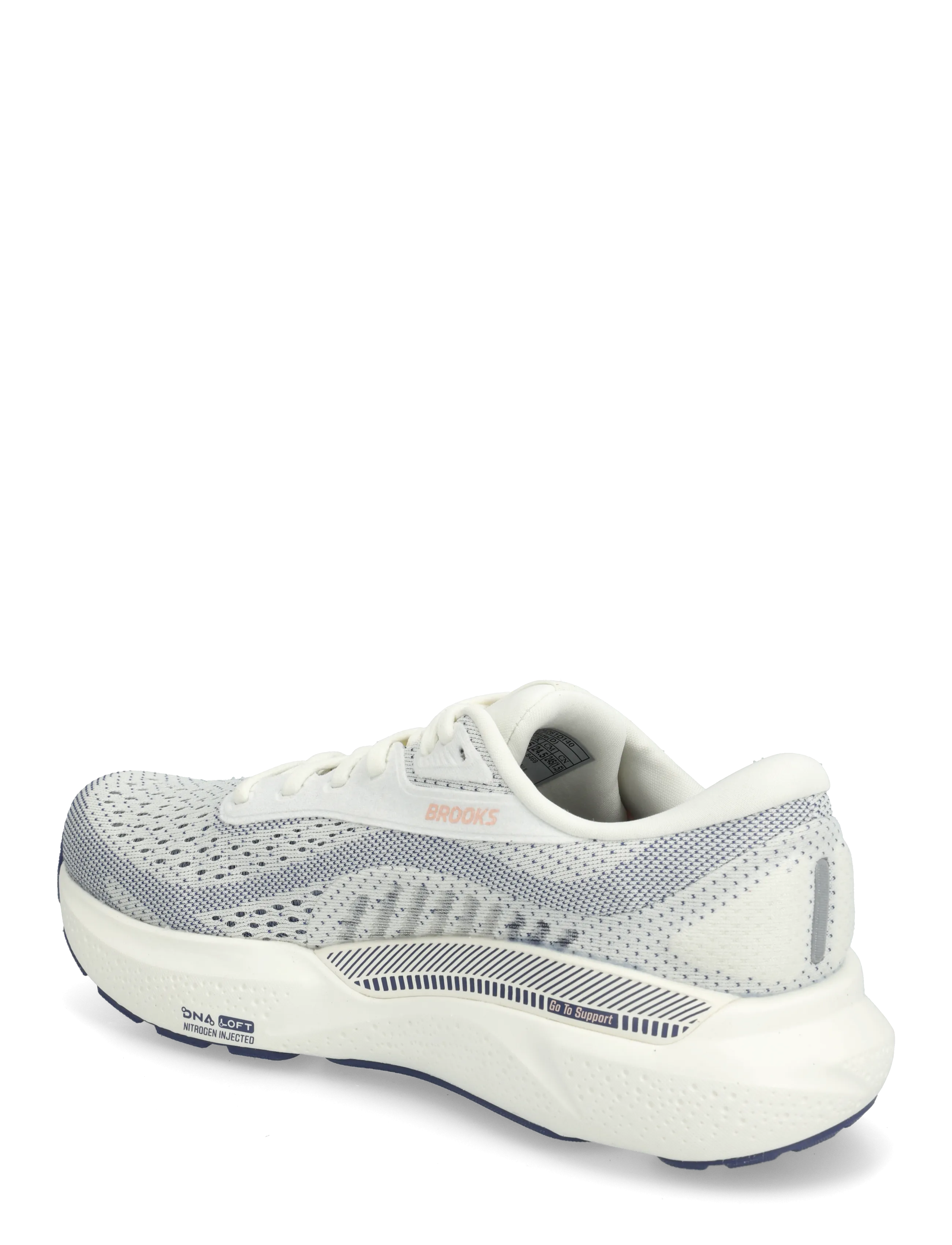 Brooks - Adrenaline GTS 24 - løbesko - grey/blue ribbon/peach - 2