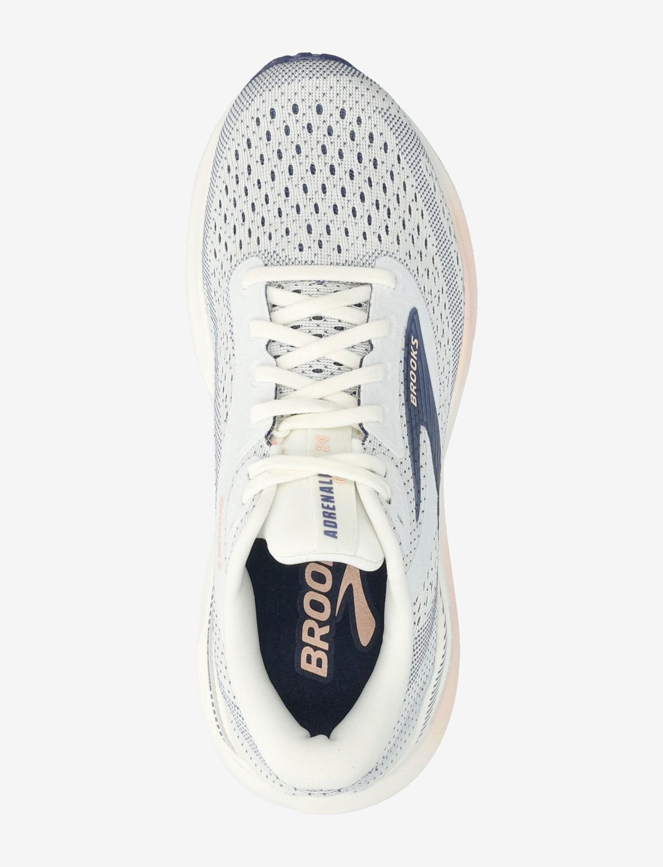 Brooks - Adrenaline GTS 24 - løbesko - grey/blue ribbon/peach - 3