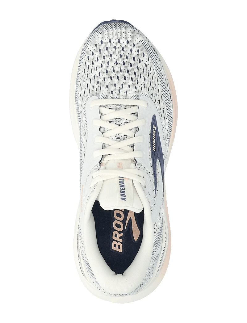 Brooks - Adrenaline GTS 24 - løbesko - grey/blue ribbon/peach - 3
