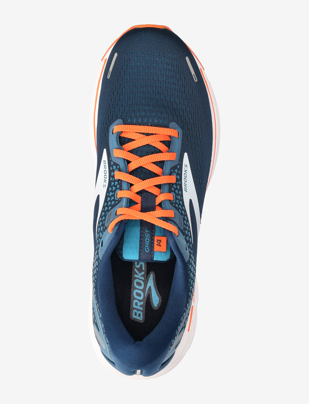 Brooks - Ghost 14 - 488 titan/teal/flame - 3