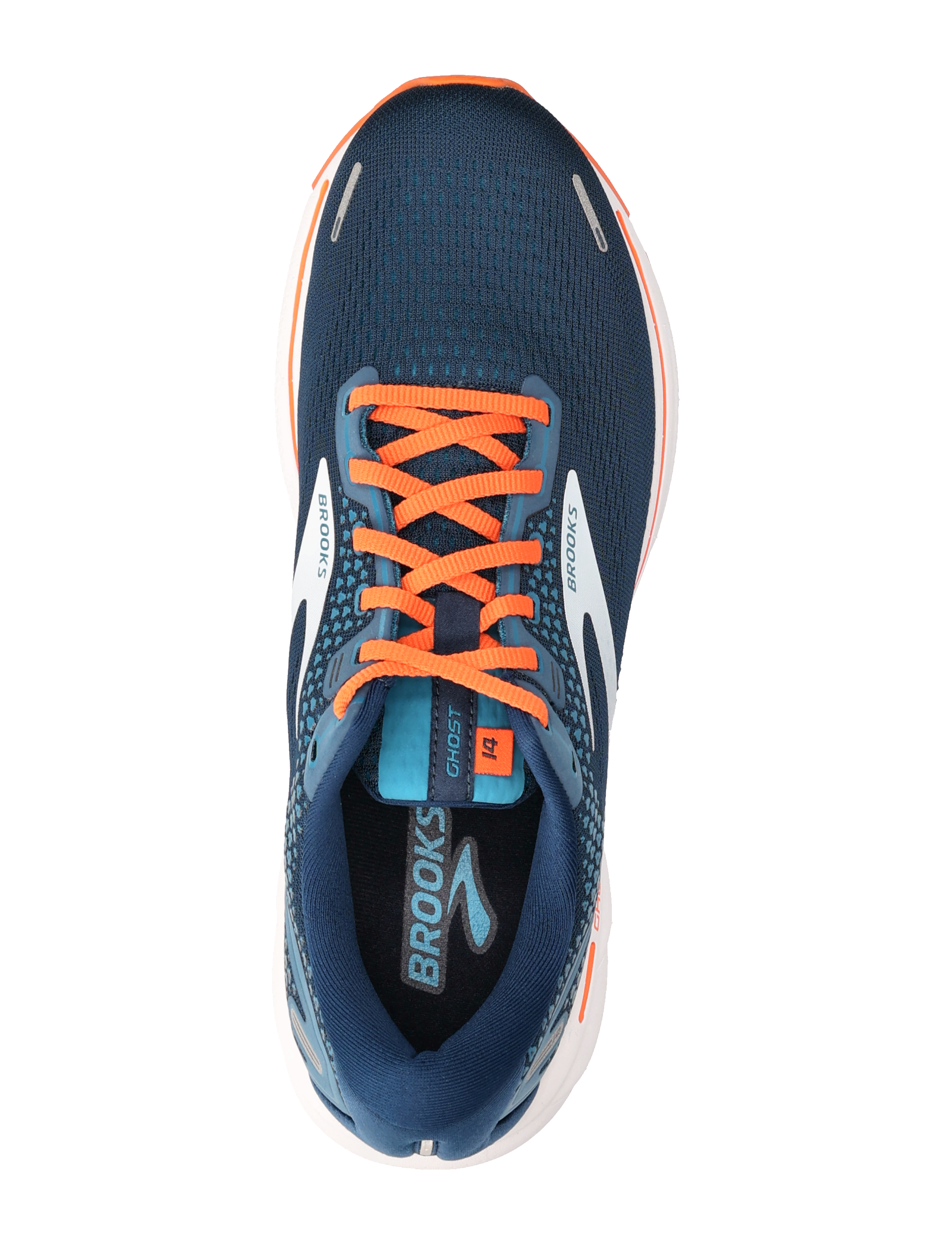 Brooks - Ghost 14 - 488 titan/teal/flame - 3