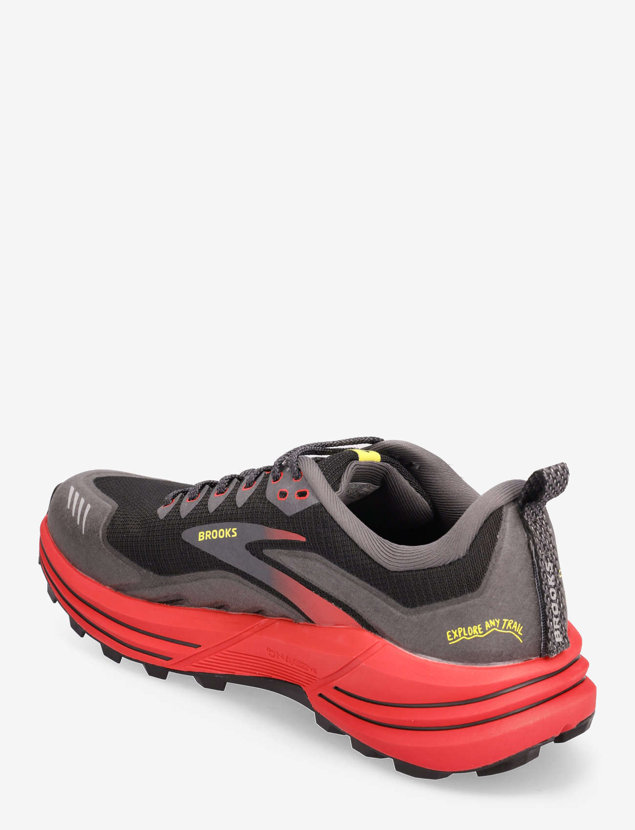 Brooks - Cascadia 16 - 035 black/fiery red/blazing yellow - 2