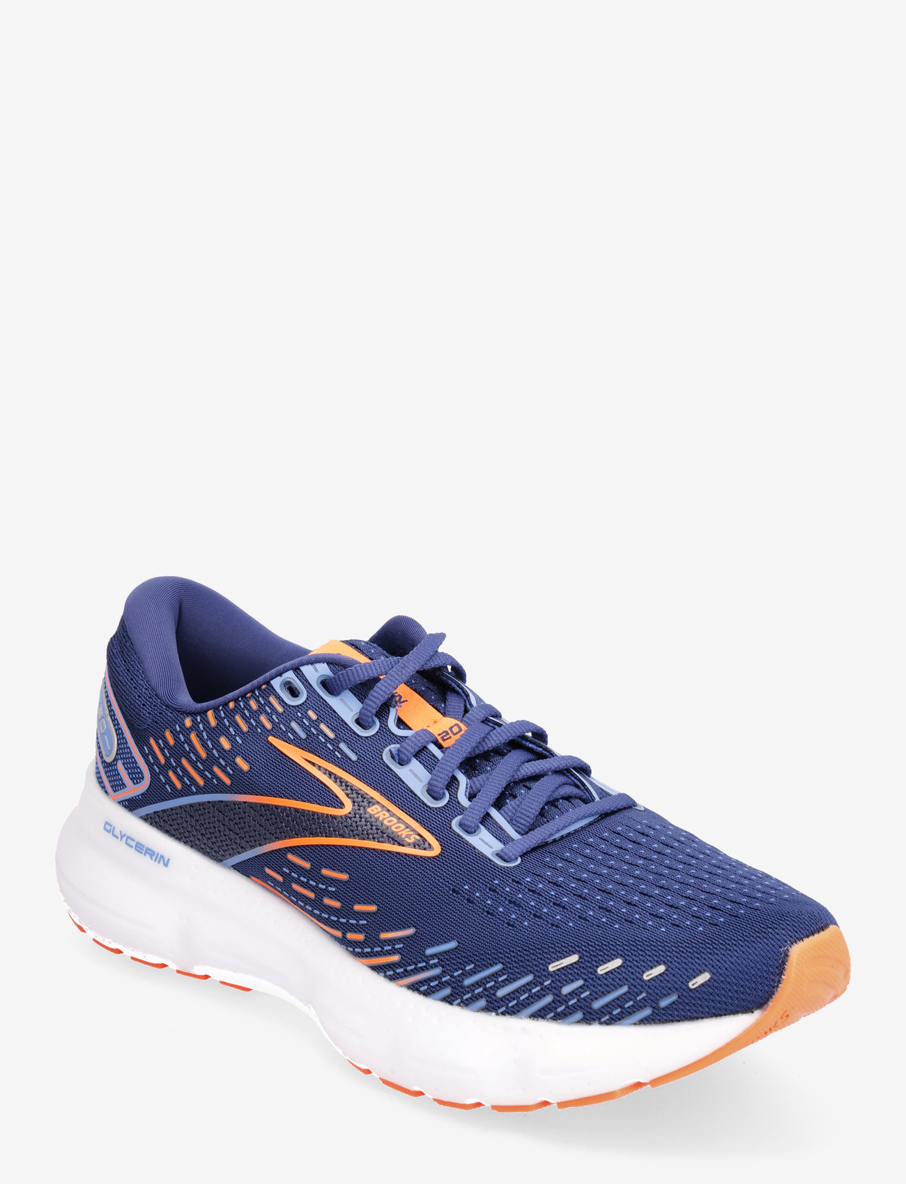 Brooks - Glycerin 20 - 444 blue depths/palace blue/orange - 0