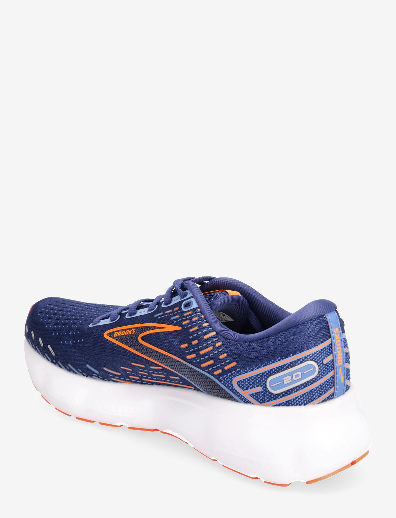 Brooks - Glycerin 20 - 444 blue depths/palace blue/orange - 2