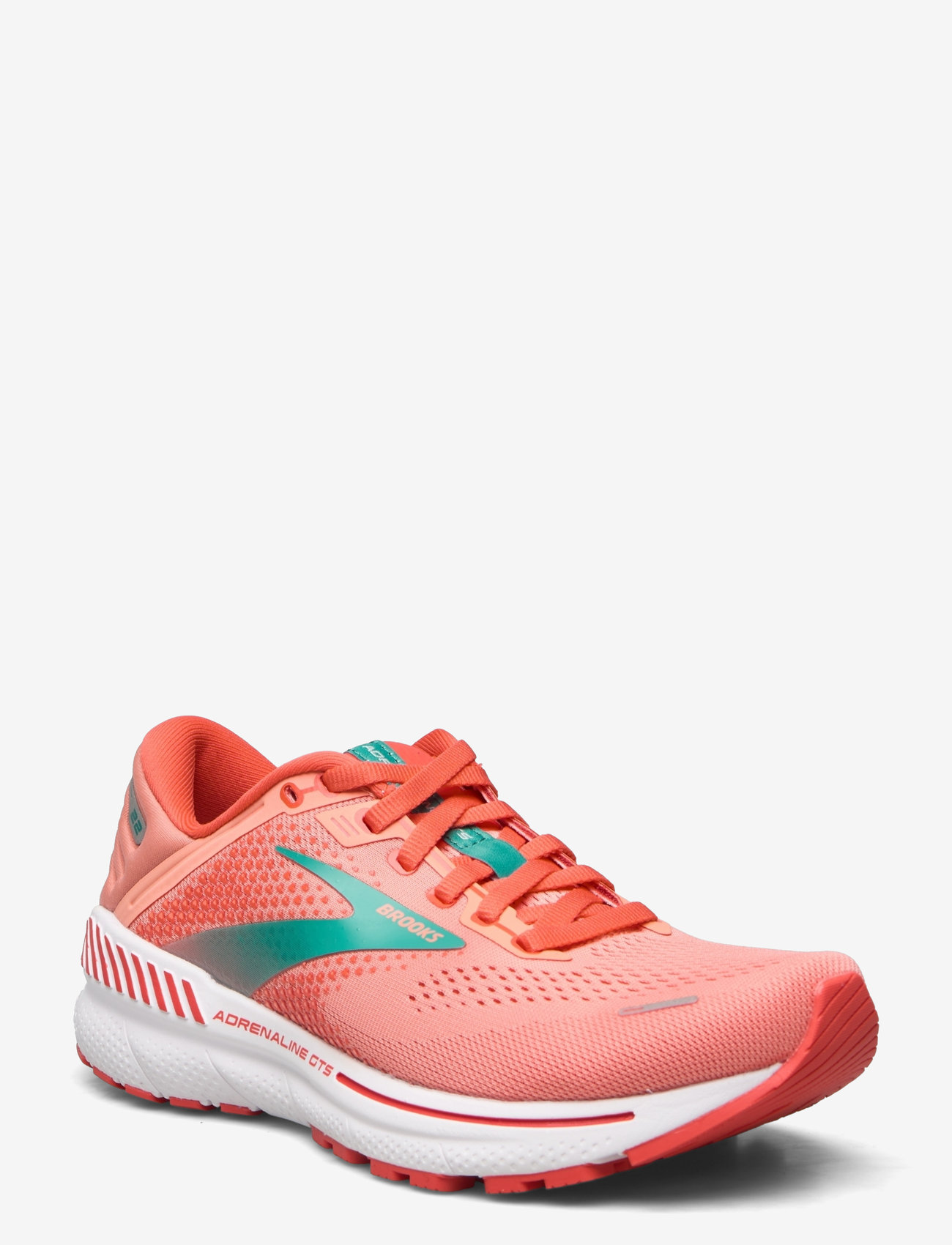 Brooks - Adrenaline GTS 22 - 680 coral/latigo bay/white - 0
