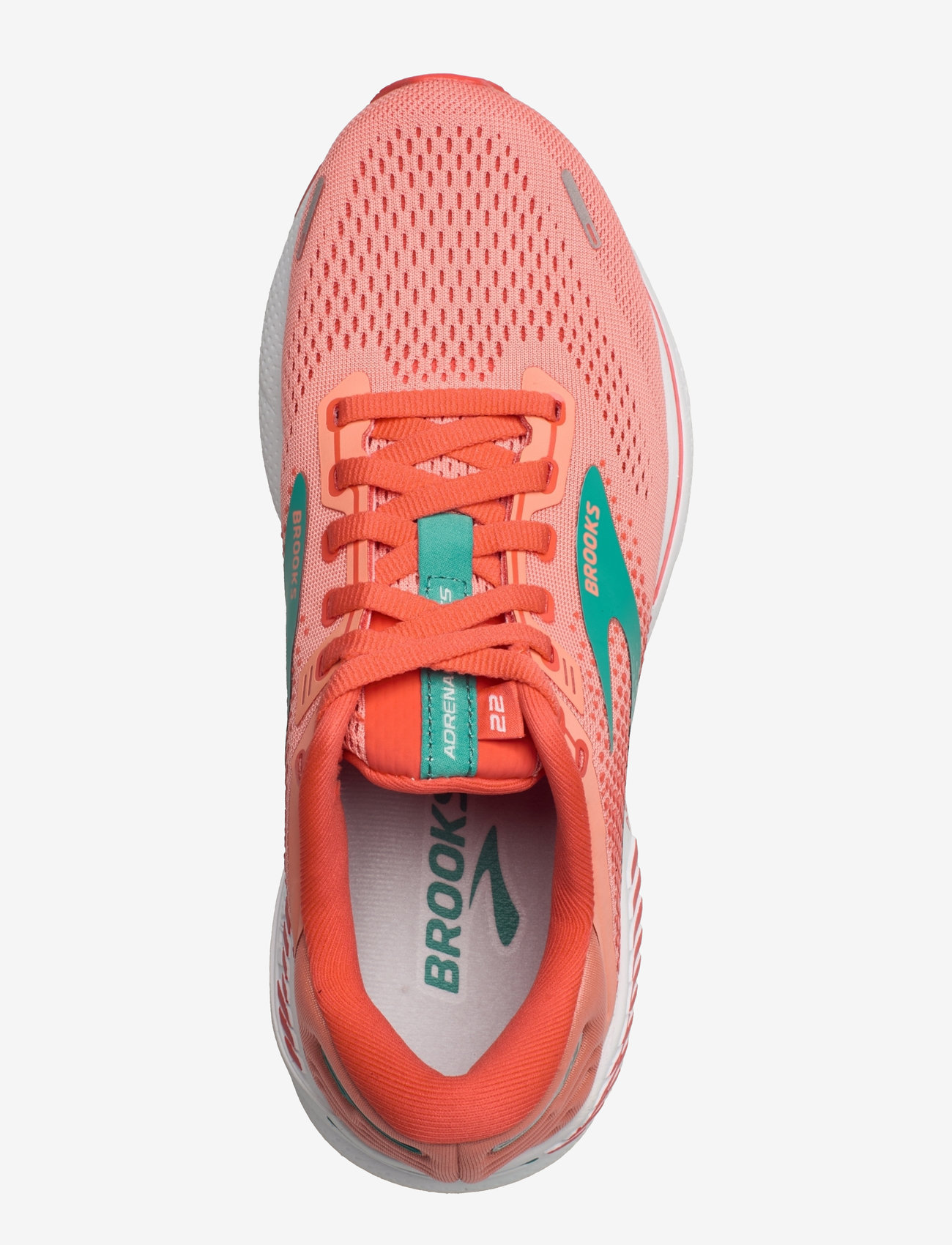 Brooks - Adrenaline GTS 22 - 680 coral/latigo bay/white - 3