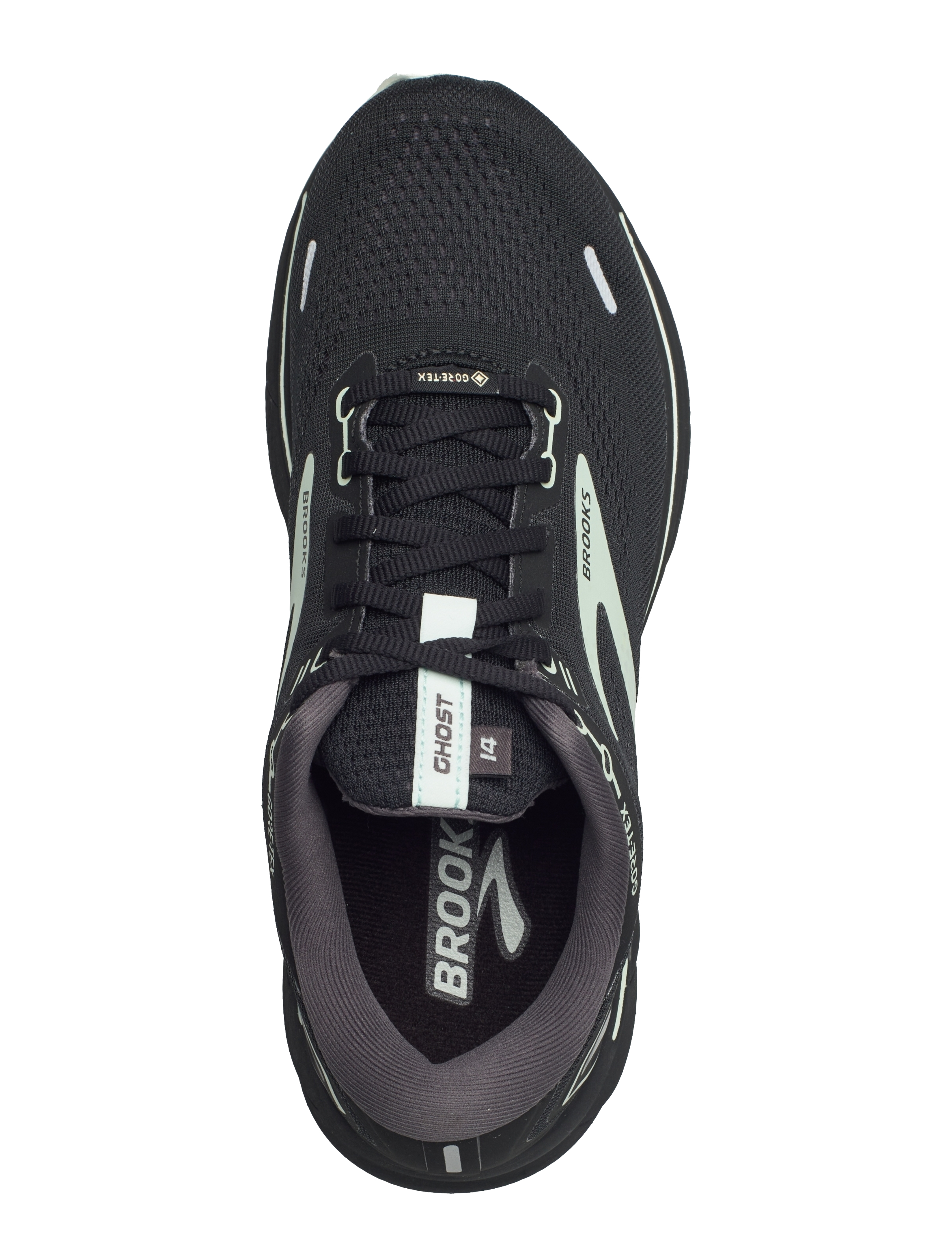 Brooks - Ghost 14 GTX - 015 black/blackened pearl/aquaglass - 3