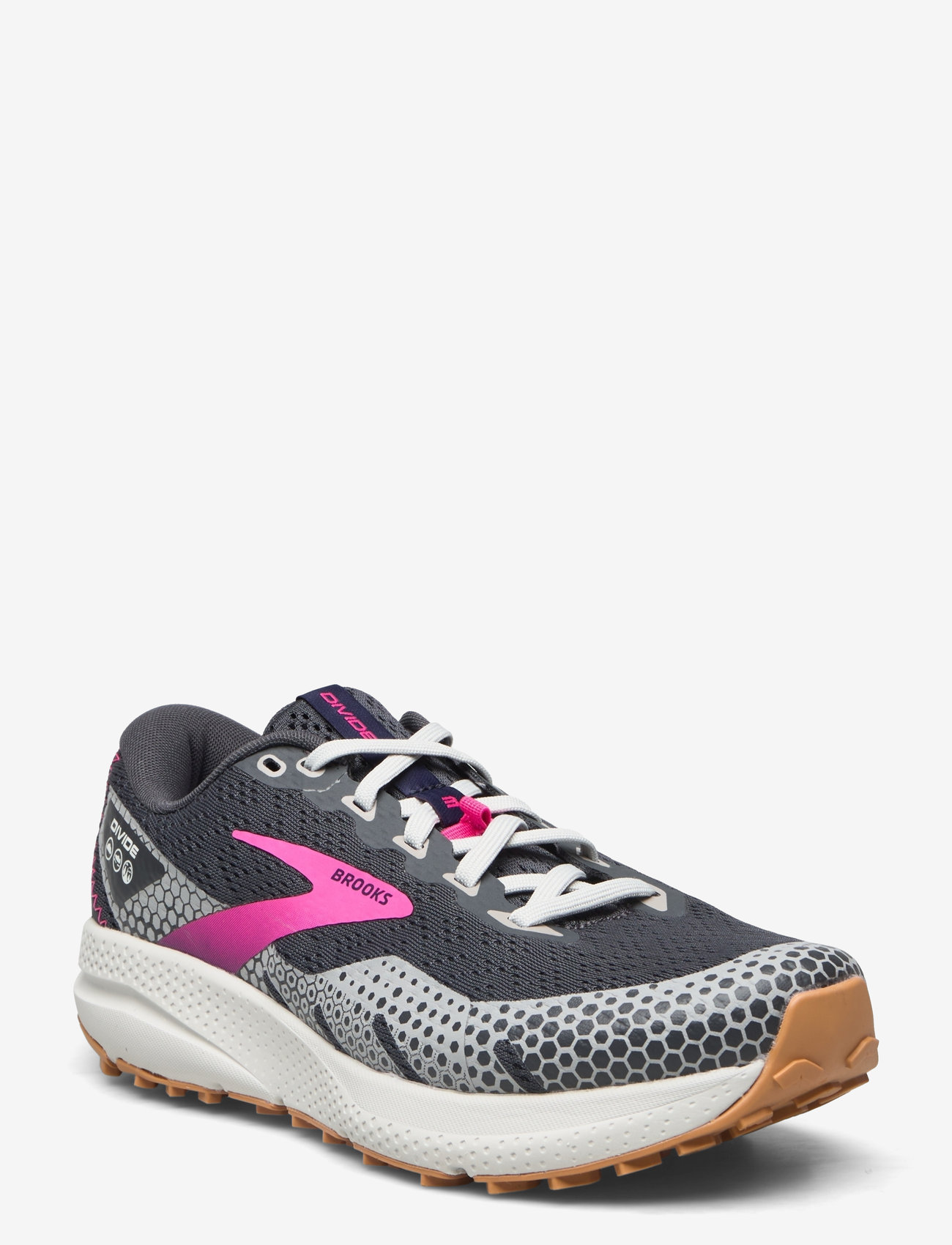 Brooks - Divide 3 - 009 ebony/grey/pink - 0