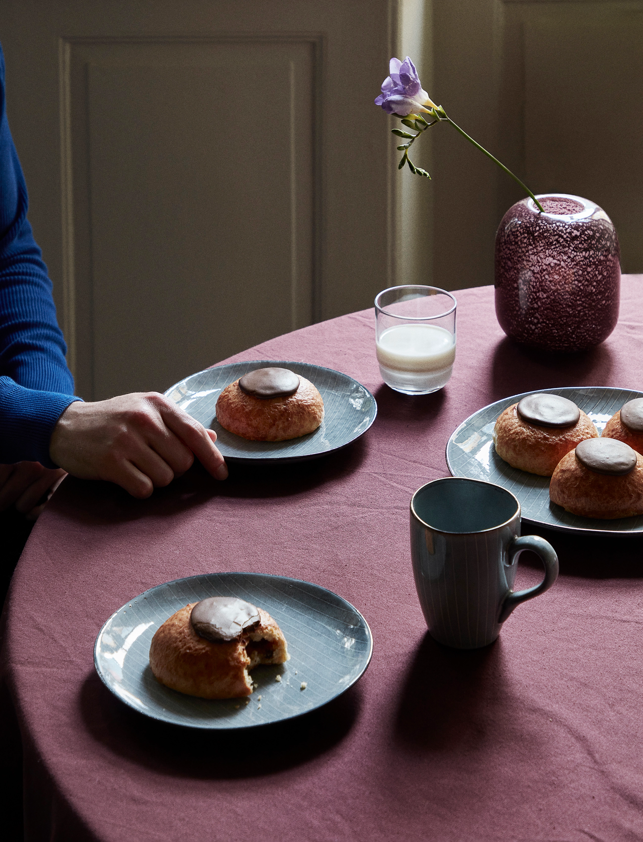 Broste Copenhagen Dessert/Frokost Tallerken 'Nordic Sea', Ø 20 cm, Blue, Tallerkener > Små Tallerkener, Unisex