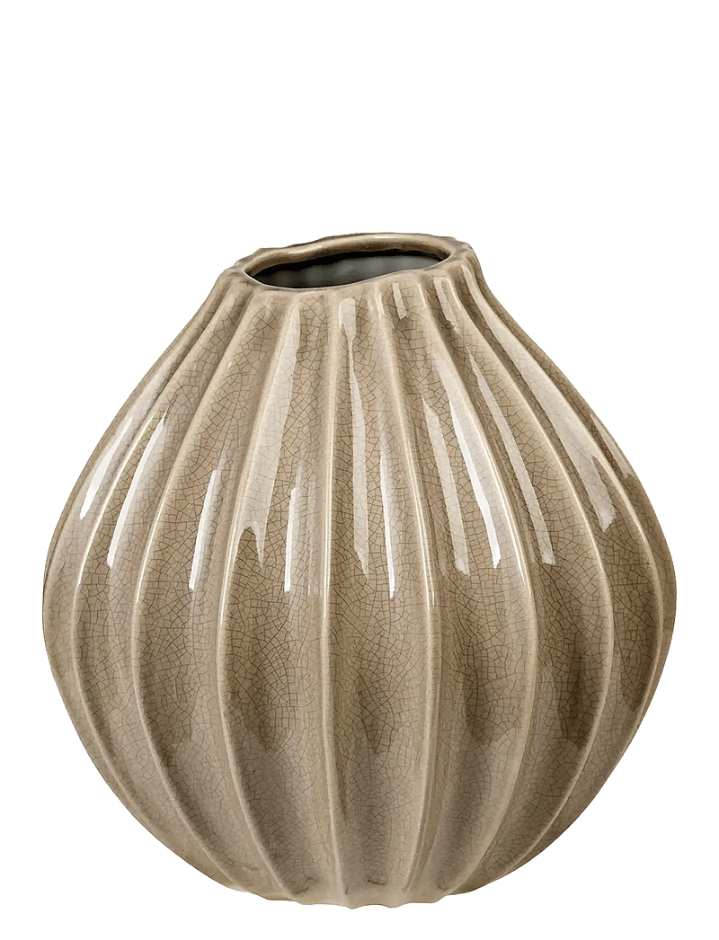 Broste Copenhagen - Wide Vase M - osta hinna alusel - rainy day grey - 0