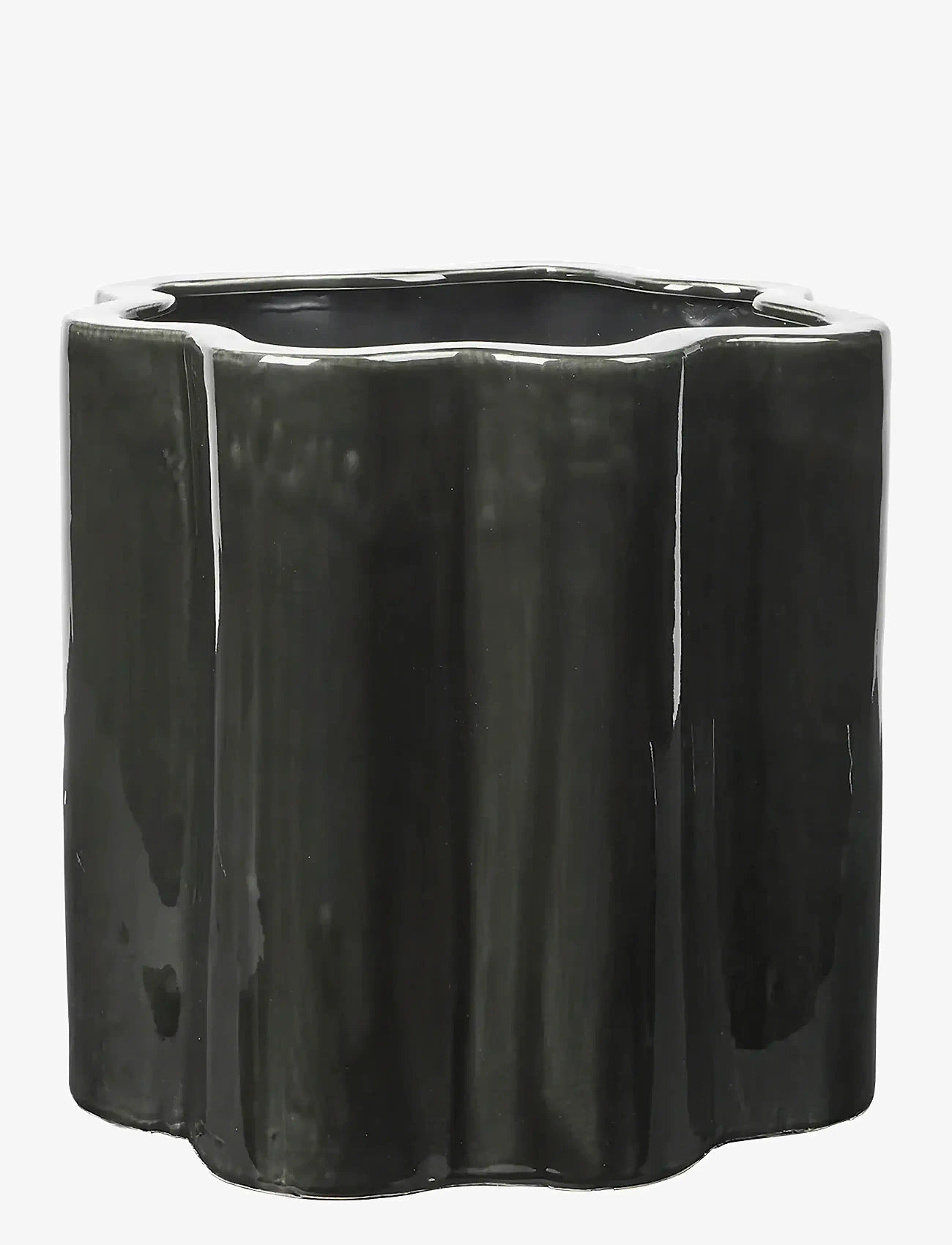 Broste Copenhagen - Sonja Planter - plant pots - dark green - 0