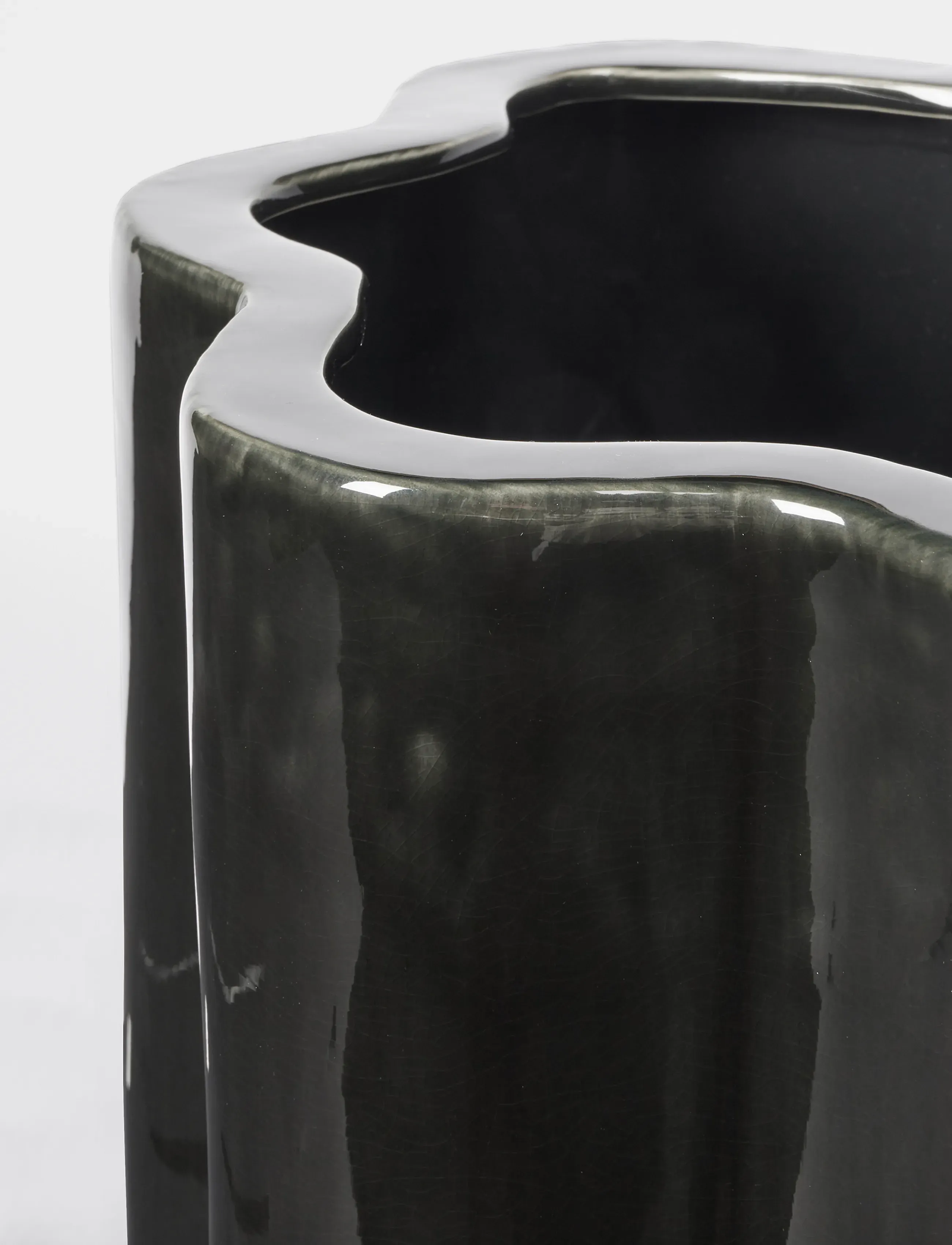 Broste Copenhagen Sonja Krukke, 36.5X37.5X36 cm, Decoration, Schwarz - Flower Pots, Homeware