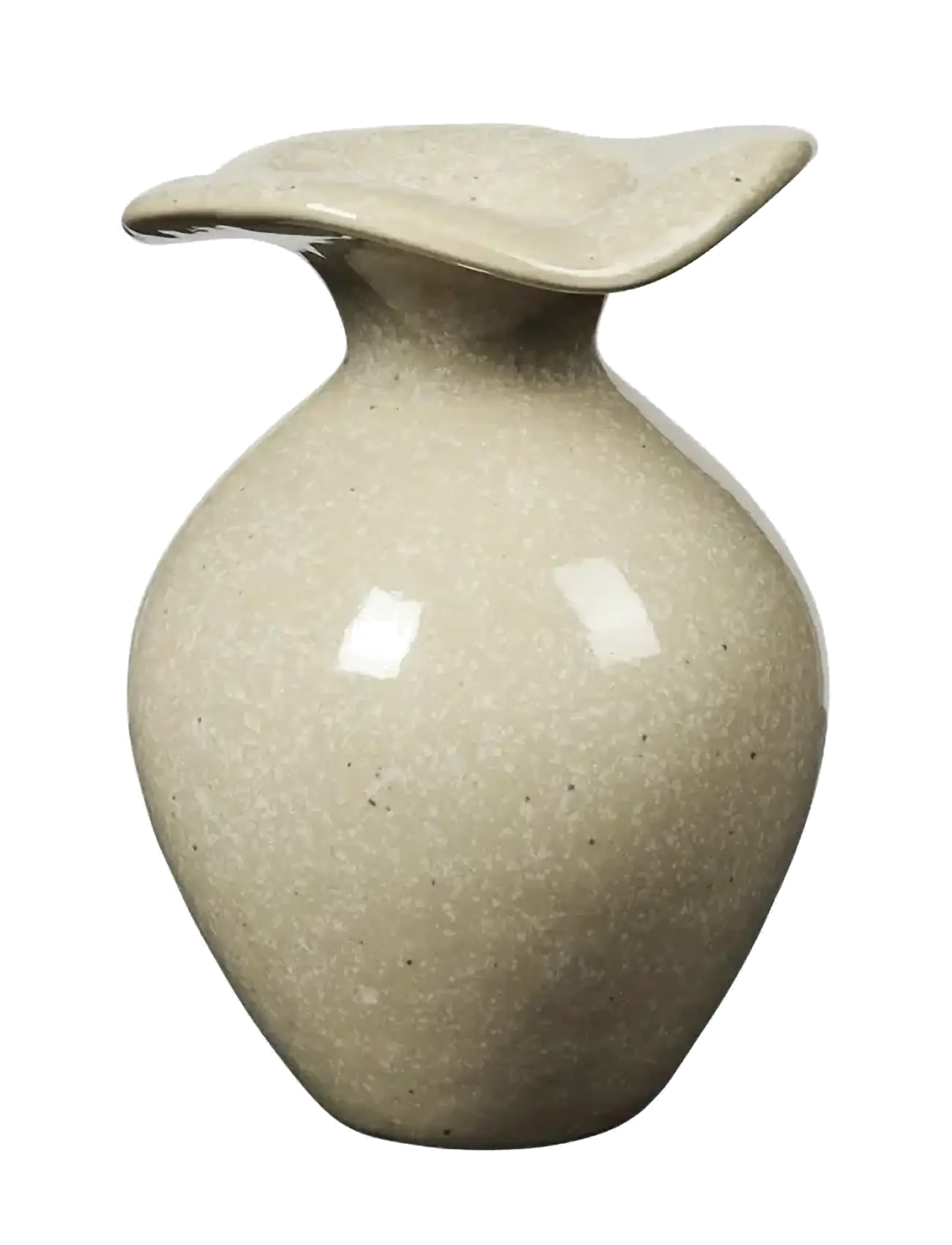 Broste Copenhagen Florentina Vase Xs, Vase, Beige, Str: H14CM