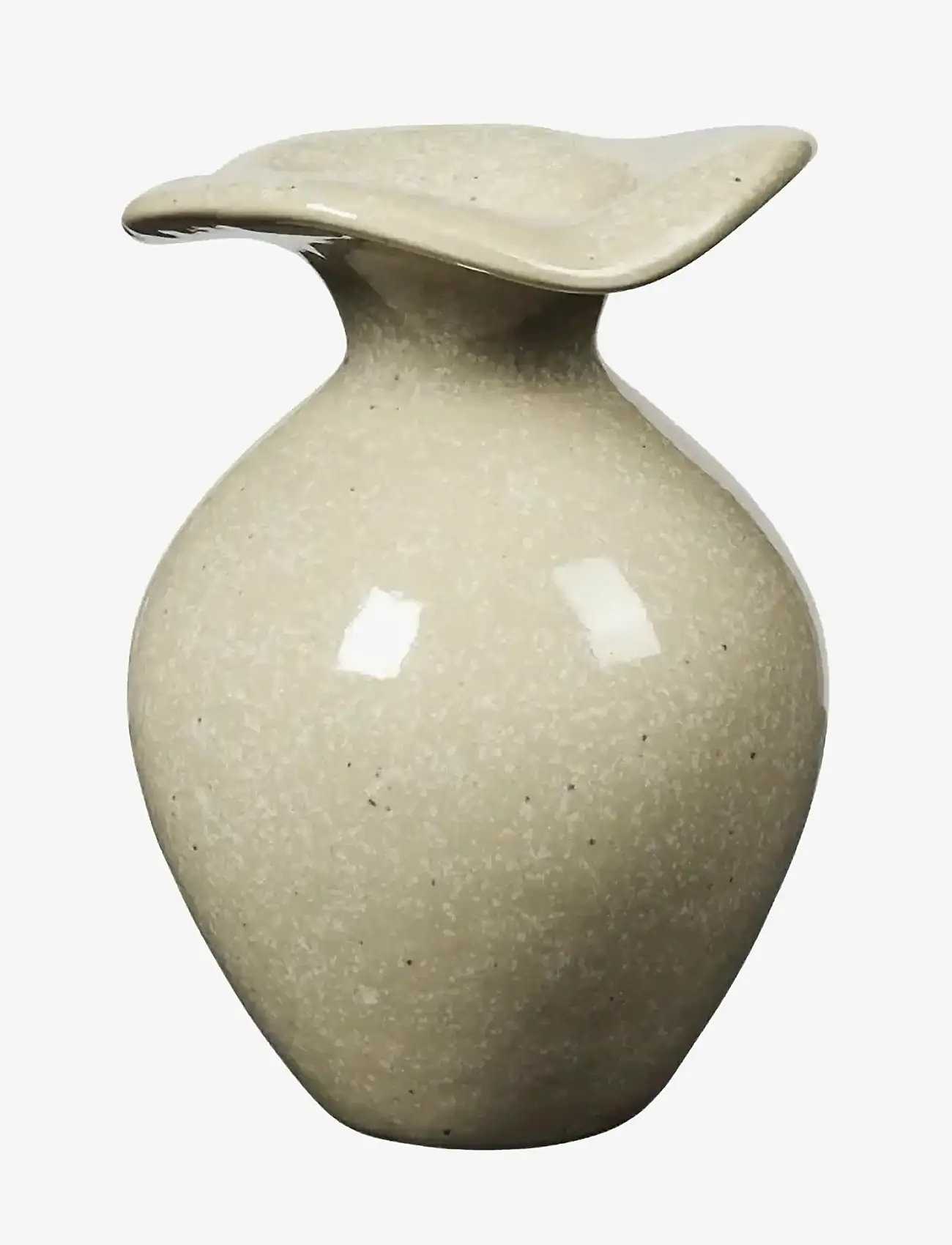 Broste Copenhagen - Florentina Vase XS - vasen - beige - 0