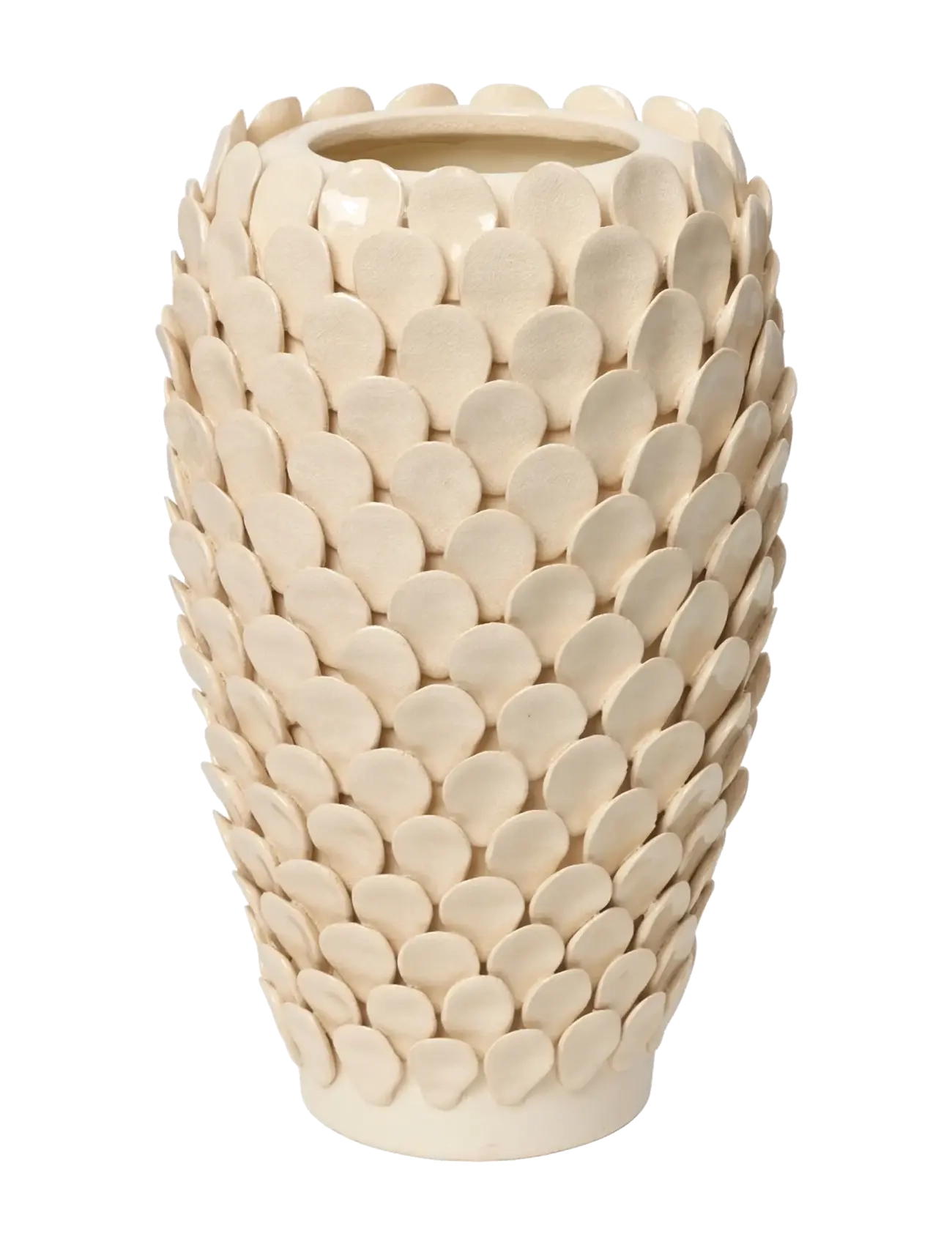 Broste Copenhagen Dorthea Vase - Konfirmation - WHITE / cream