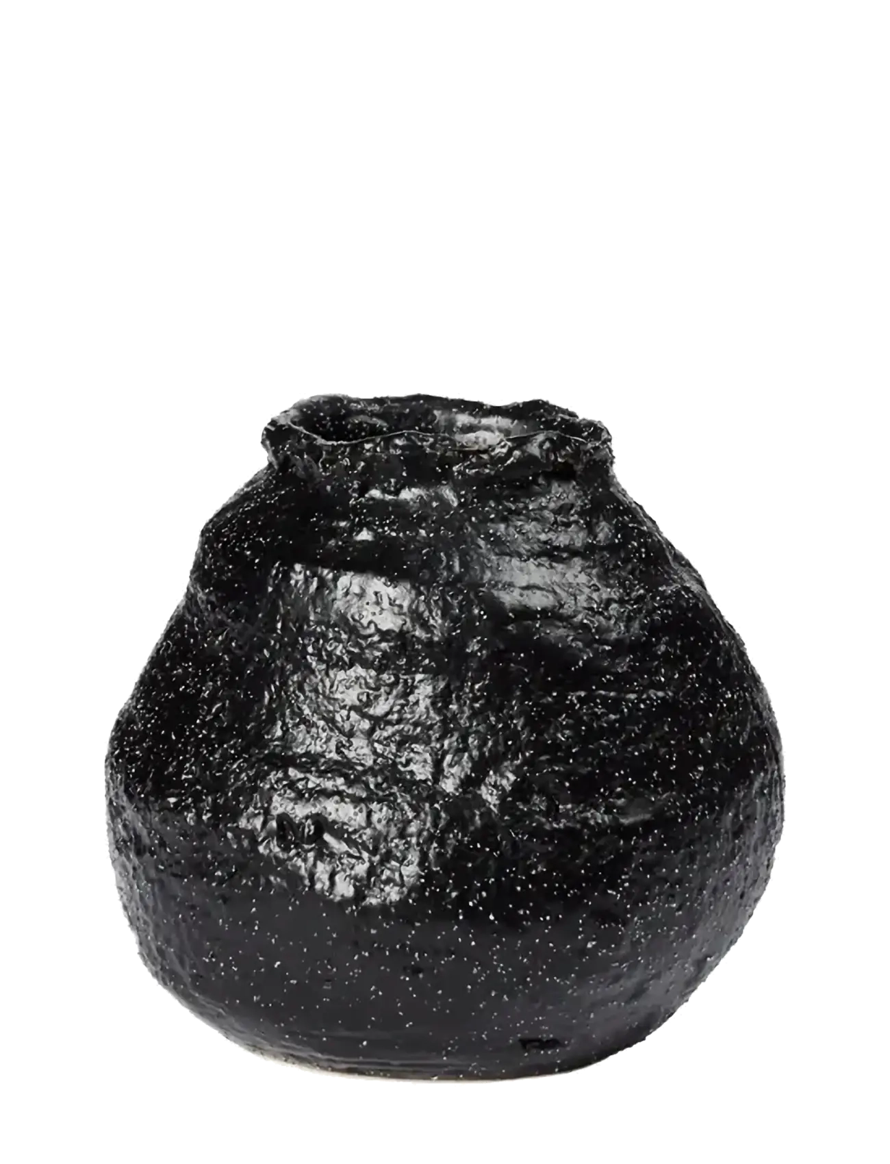 Broste Copenhagen Alma Vase, Tulipanvase, Sort, Str: H10CM