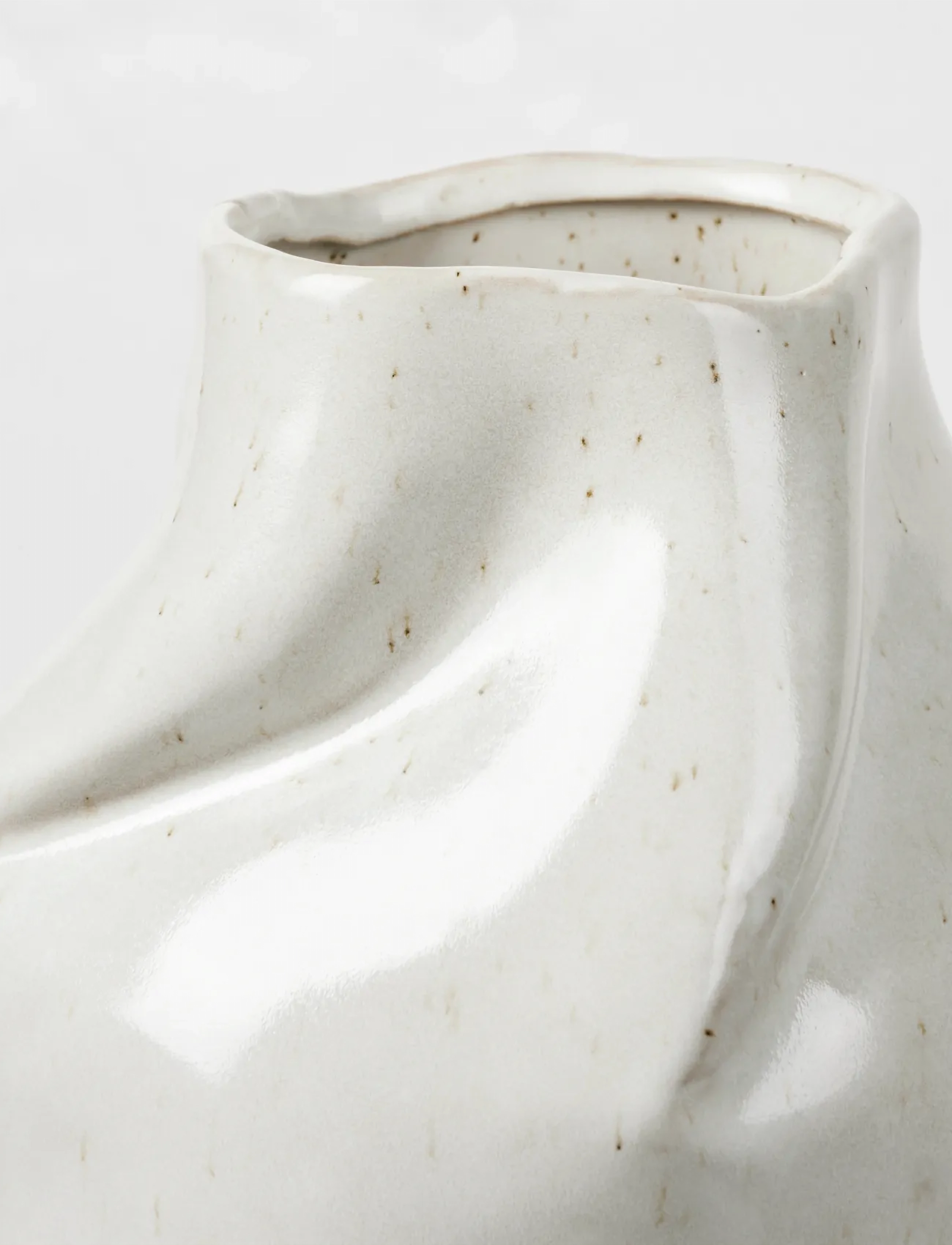 Broste Copenhagen - Susie Vase - vasen - rainy day grey - 2