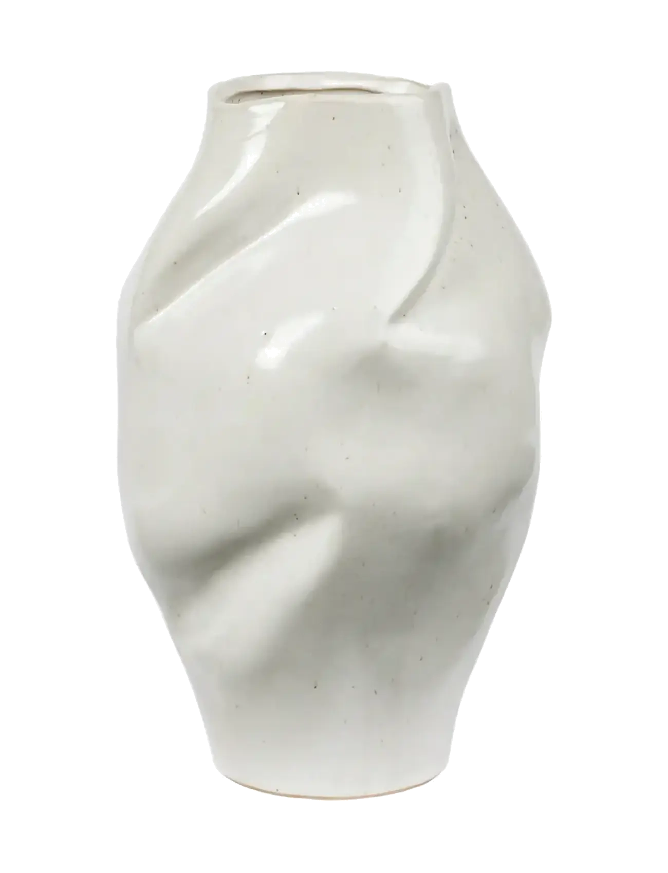 Broste Copenhagen Susie Vase - Interiør - RAINY DAY GREY / white