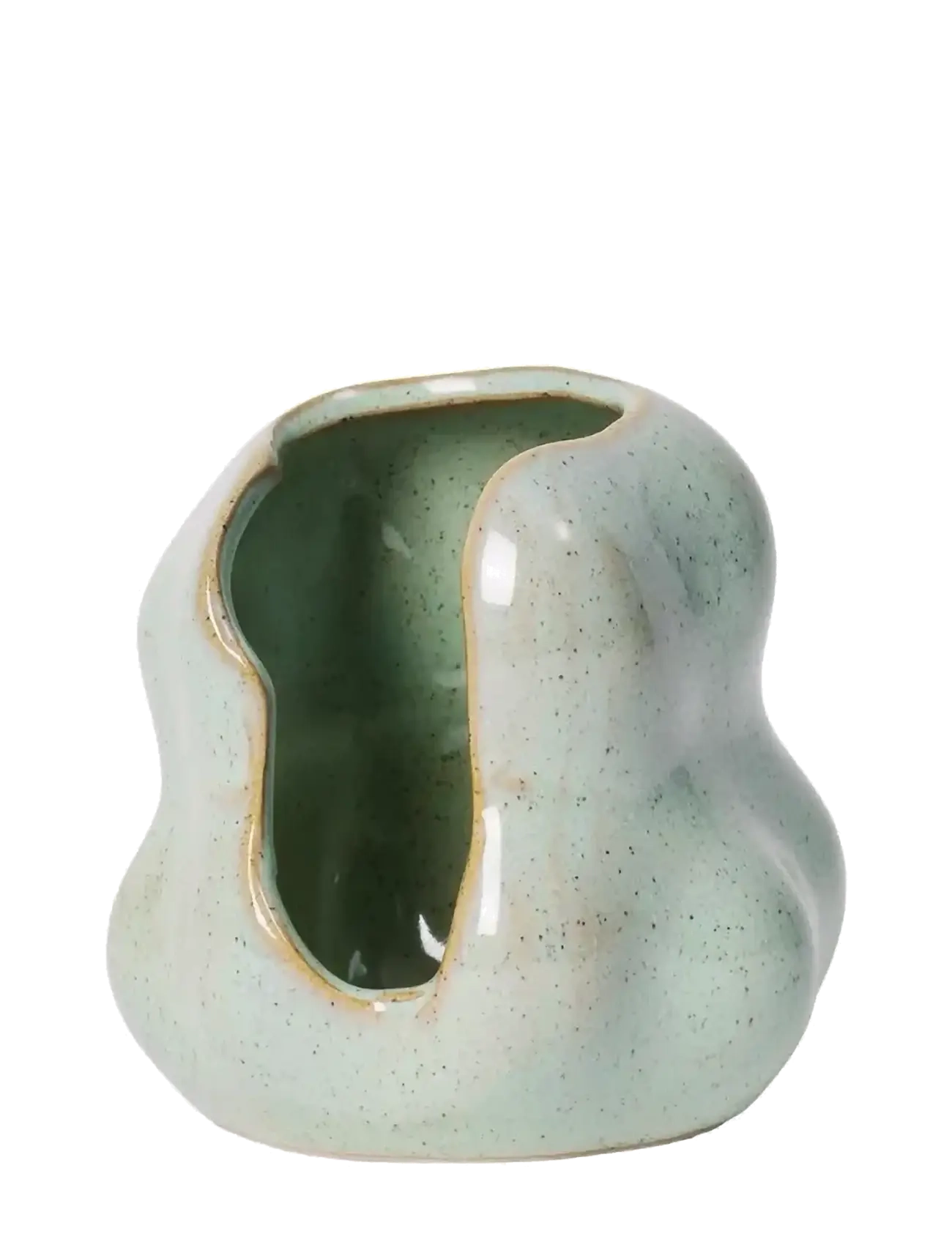 Broste Copenhagen Hekla Hurricane, H 10 cm, Vases, Grün - Other Homeware