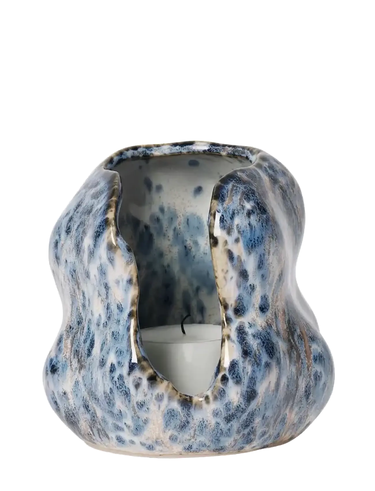 Broste Copenhagen Hekla Hurricane, Vase, Multi/mønstret, Str: H 10CM