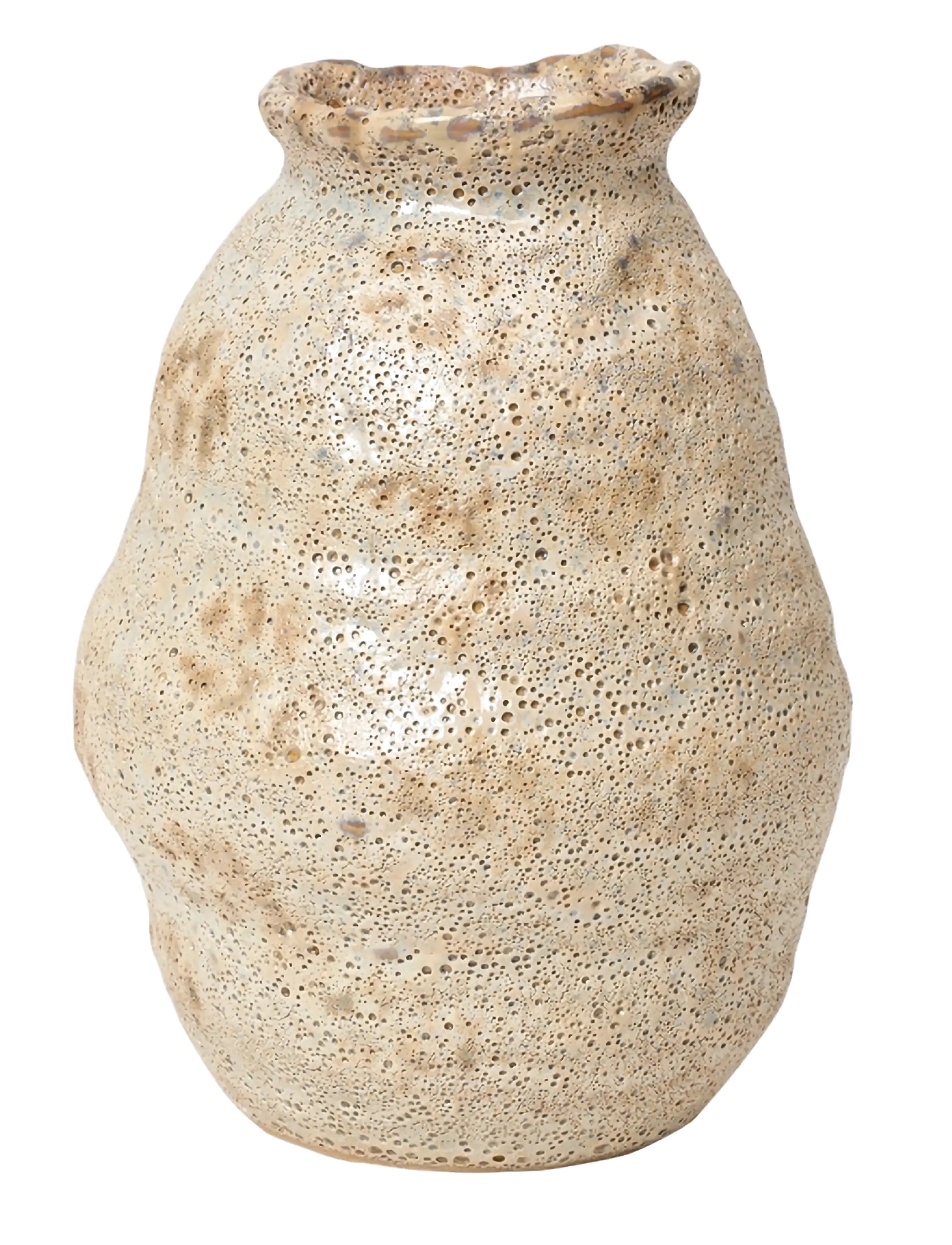 Broste Copenhagen Alma Vase - Konfirmation - BEIGE / beige