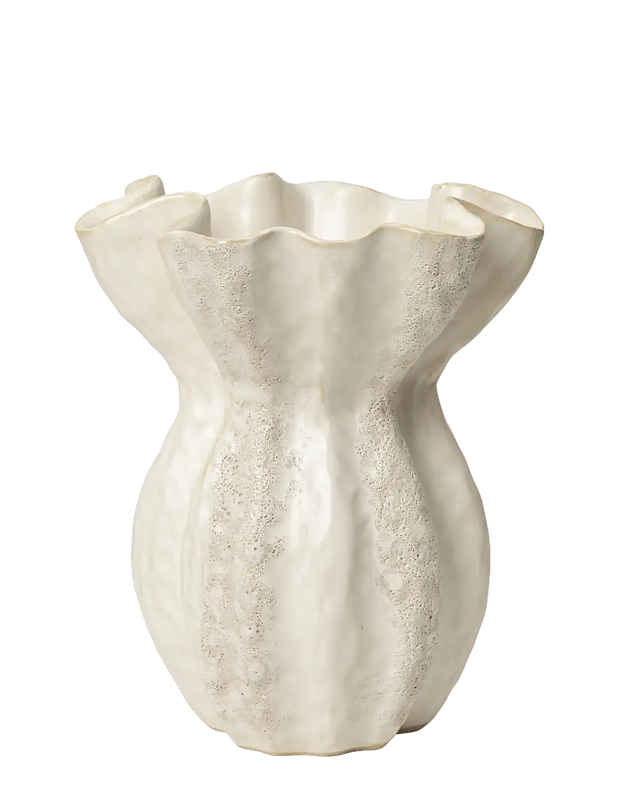 Broste Copenhagen - Cori Vase - vāzes - white - 1