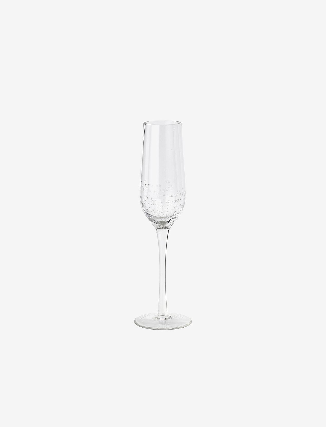 Broste Copenhagen - CHAMPAGNE GLAS 'BUBBLE' GLAS - laveste priser - clear - 0