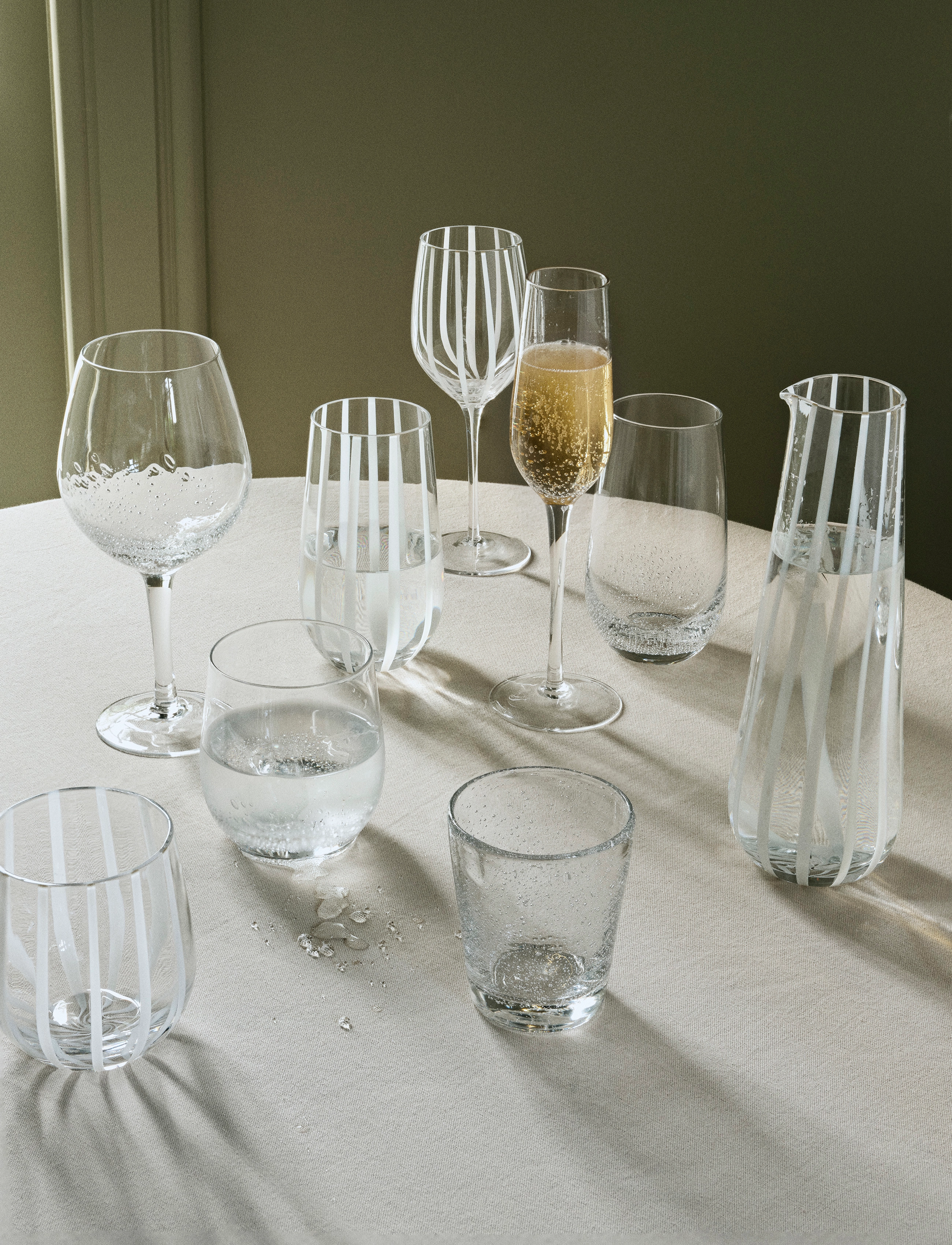 Broste Copenhagen Champagne Glas 'Bubble' Glas, 20 CL, Glass, Nackt - Homeware