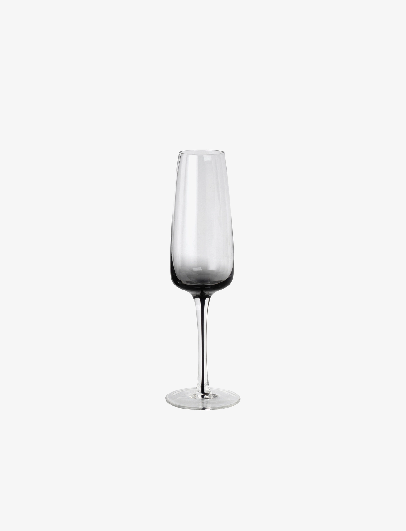 Broste Copenhagen Champagne glass Smoke - Gläser - SMOKE / grey