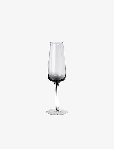 Broste Copenhagen Champagne glass Smoke - Sektgläser - SMOKE / grey