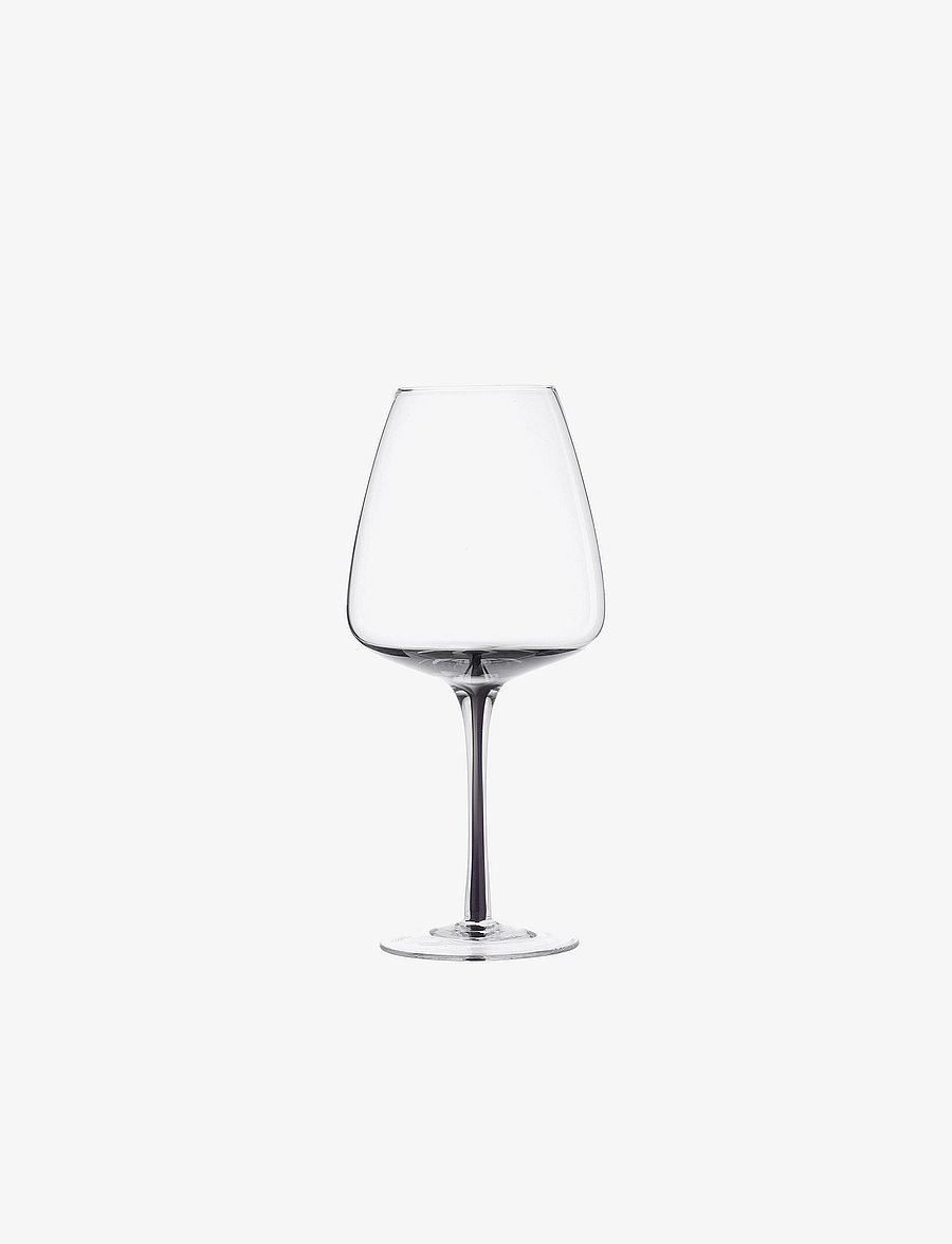 Broste Copenhagen - Red wine glass Smoke - weingläser - grey - 1