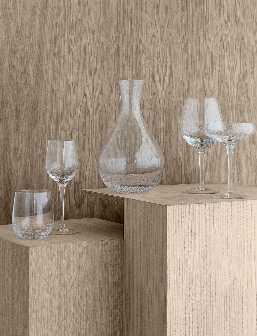 Broste Copenhagen - Bubble Tumbler - joogiklaasid - clear - 0