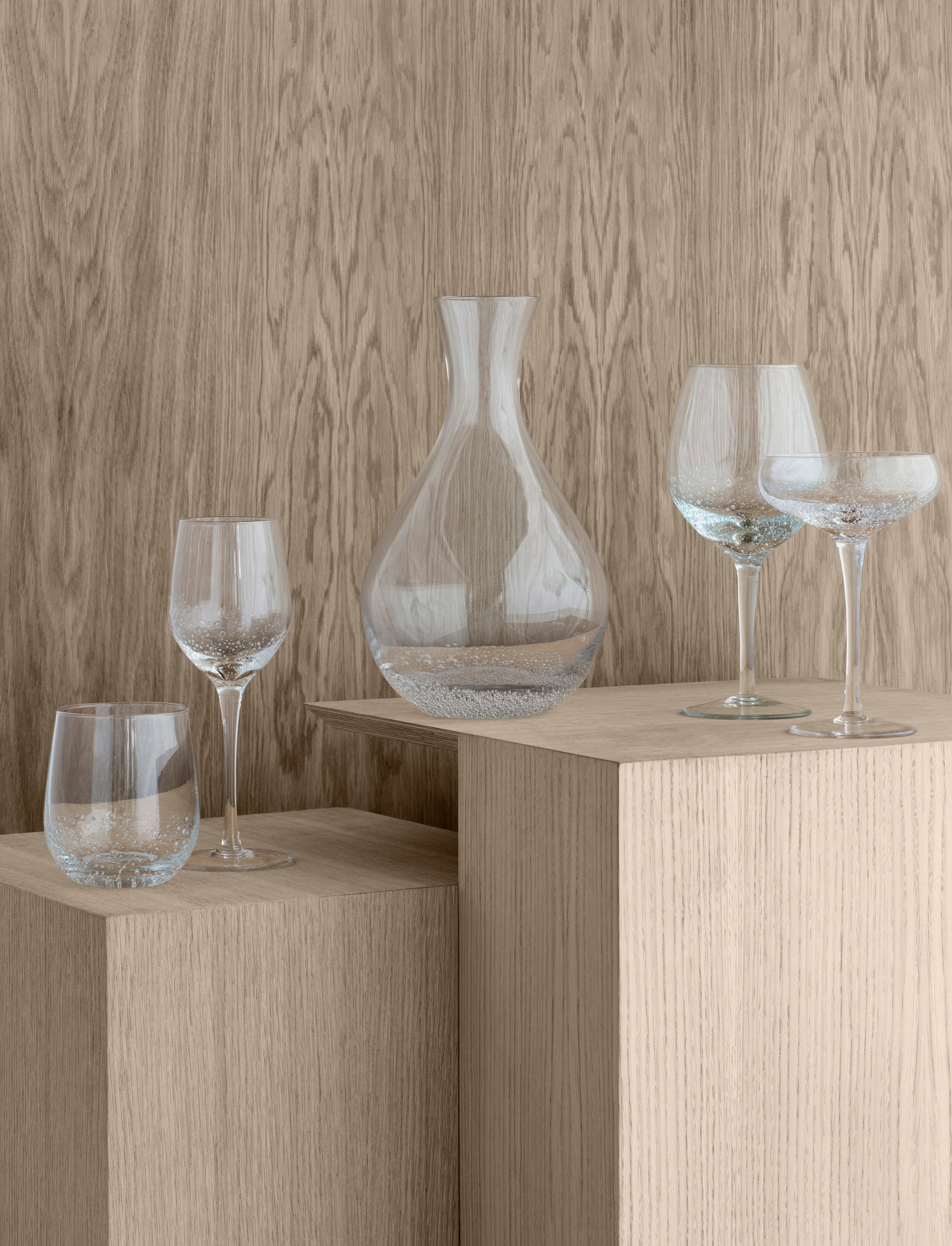 Broste Copenhagen Cocktail Glas 'Bubble' Glas, 20 CL, Glass, Nackt - Homeware