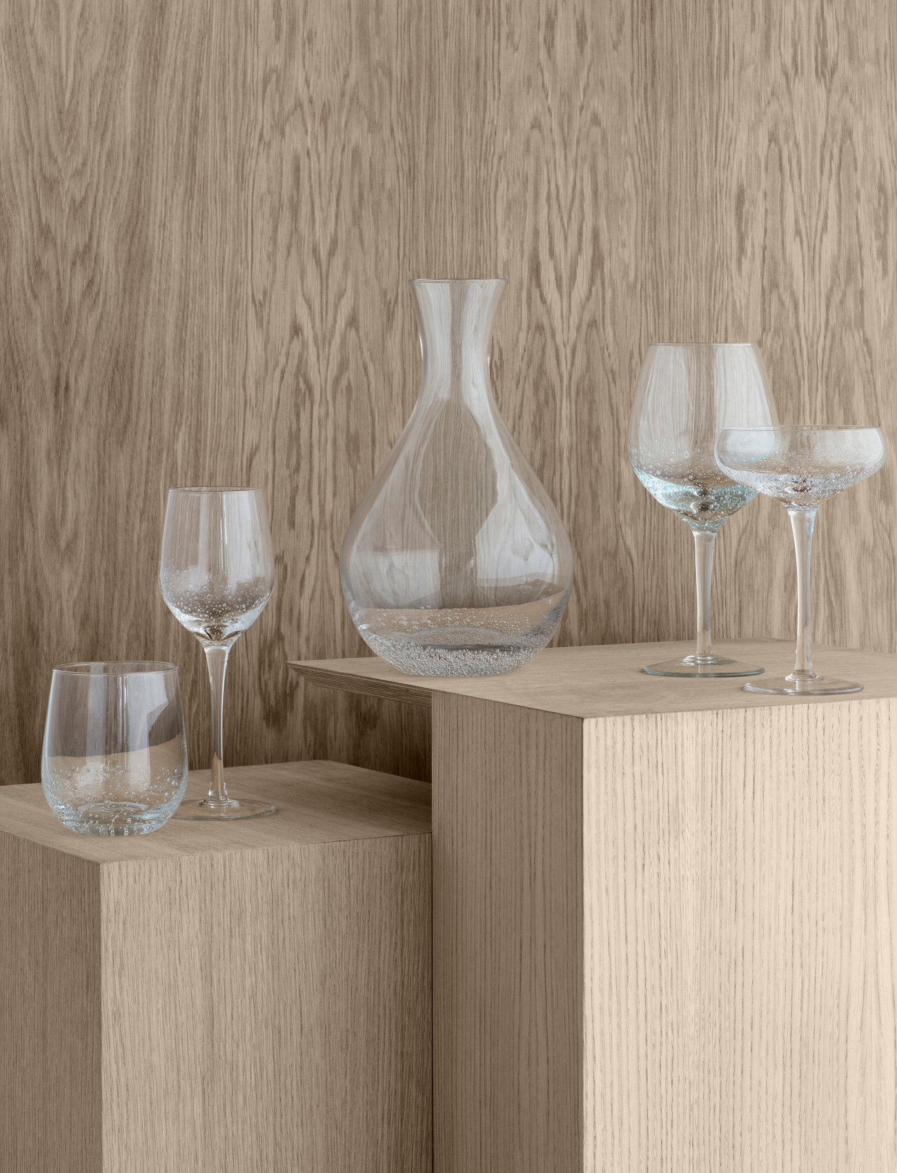 Broste Copenhagen - Coctail glass Bubble - zemākās cenas - clear - 1