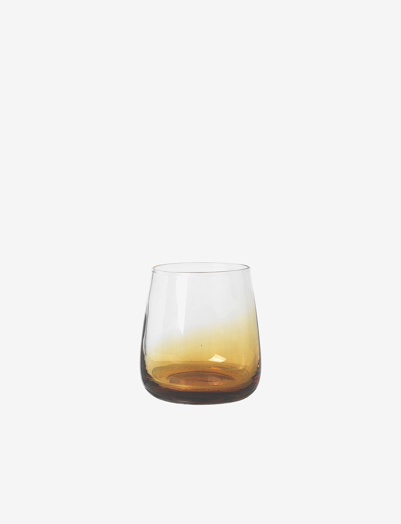Broste Copenhagen - Drinking glass Amber - die niedrigsten preise - caramel - 0