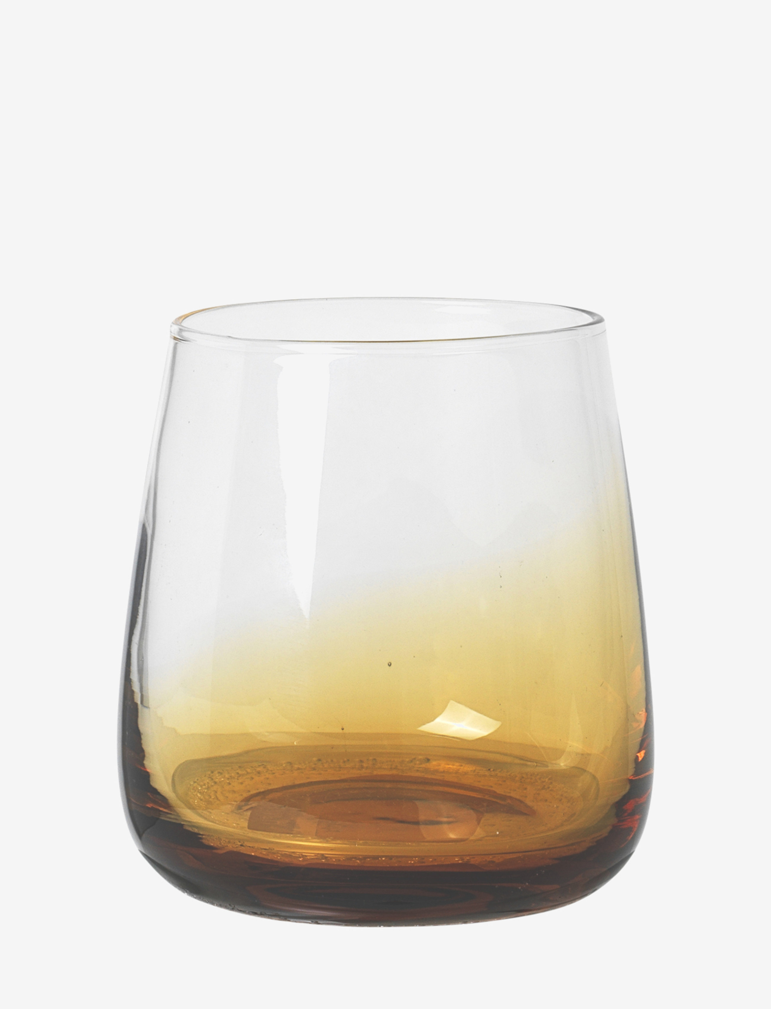 Broste Copenhagen Drikkeglas 'amber' glas - Borddækning - CARAMEL / clear