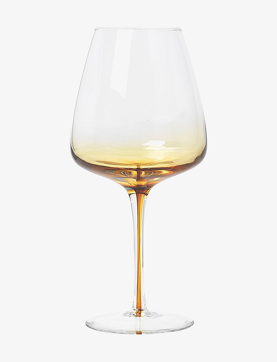 Broste Copenhagen - Red wine glass Amber - punase veini pokaalid - caramel - 2