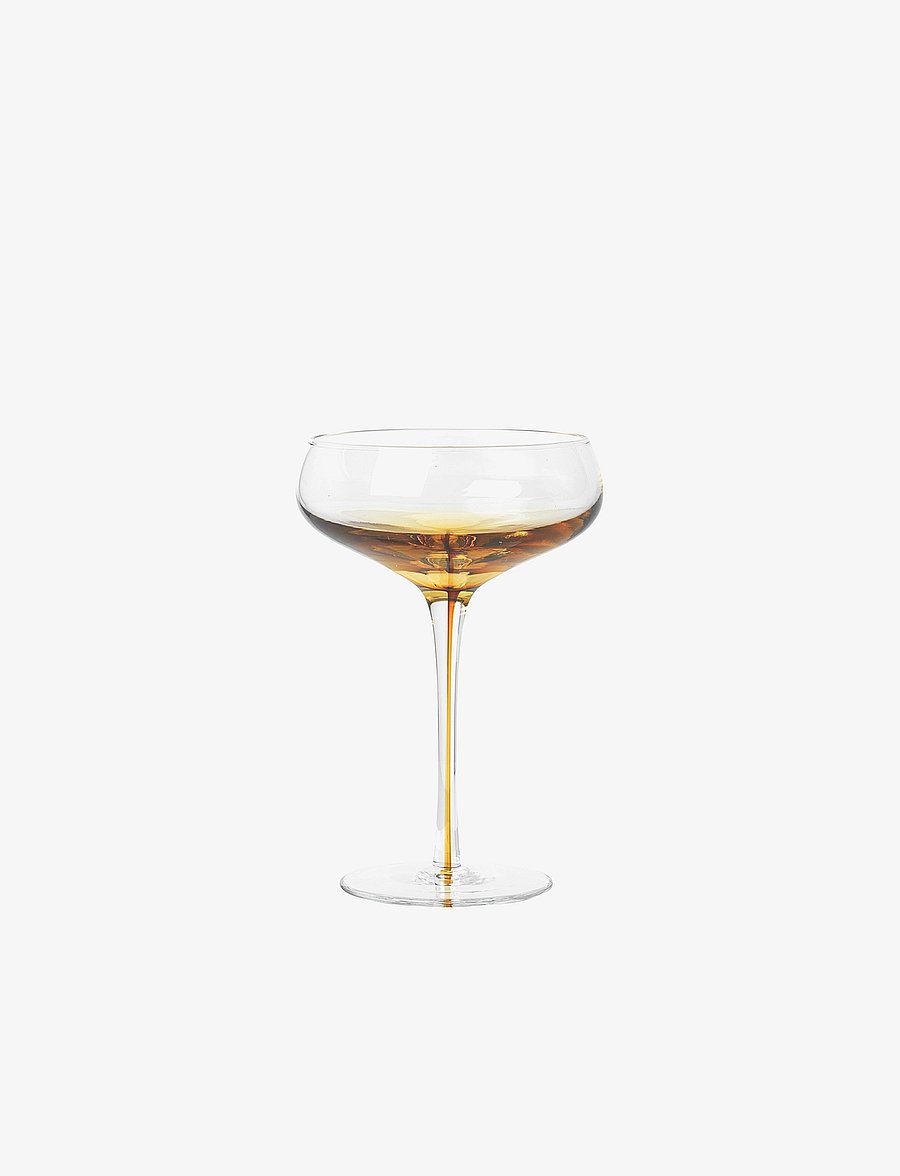 Broste Copenhagen - Amber Cocktail glass - cocktail & longdrinkgläser - caramel - 0