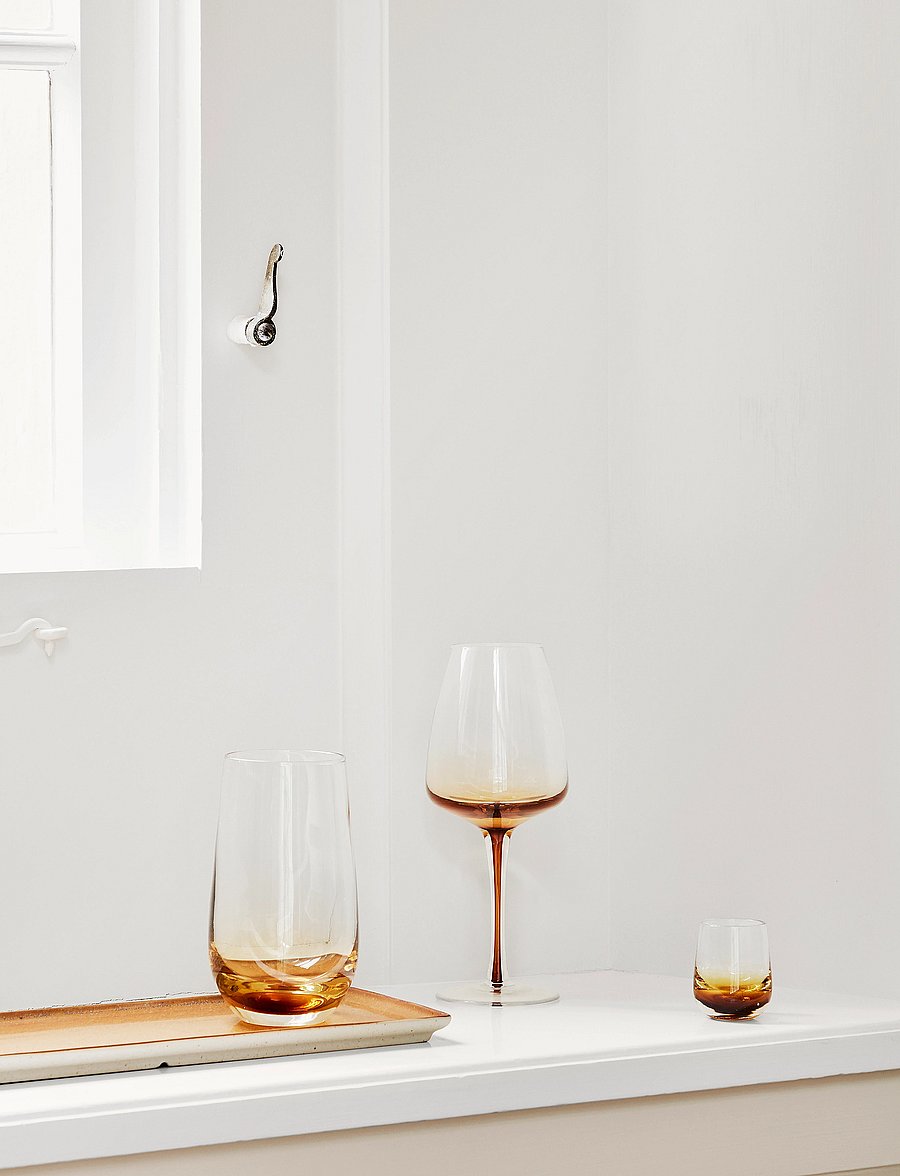 Broste Copenhagen - Amber Carafe with lid - veekannud - caramel - 0