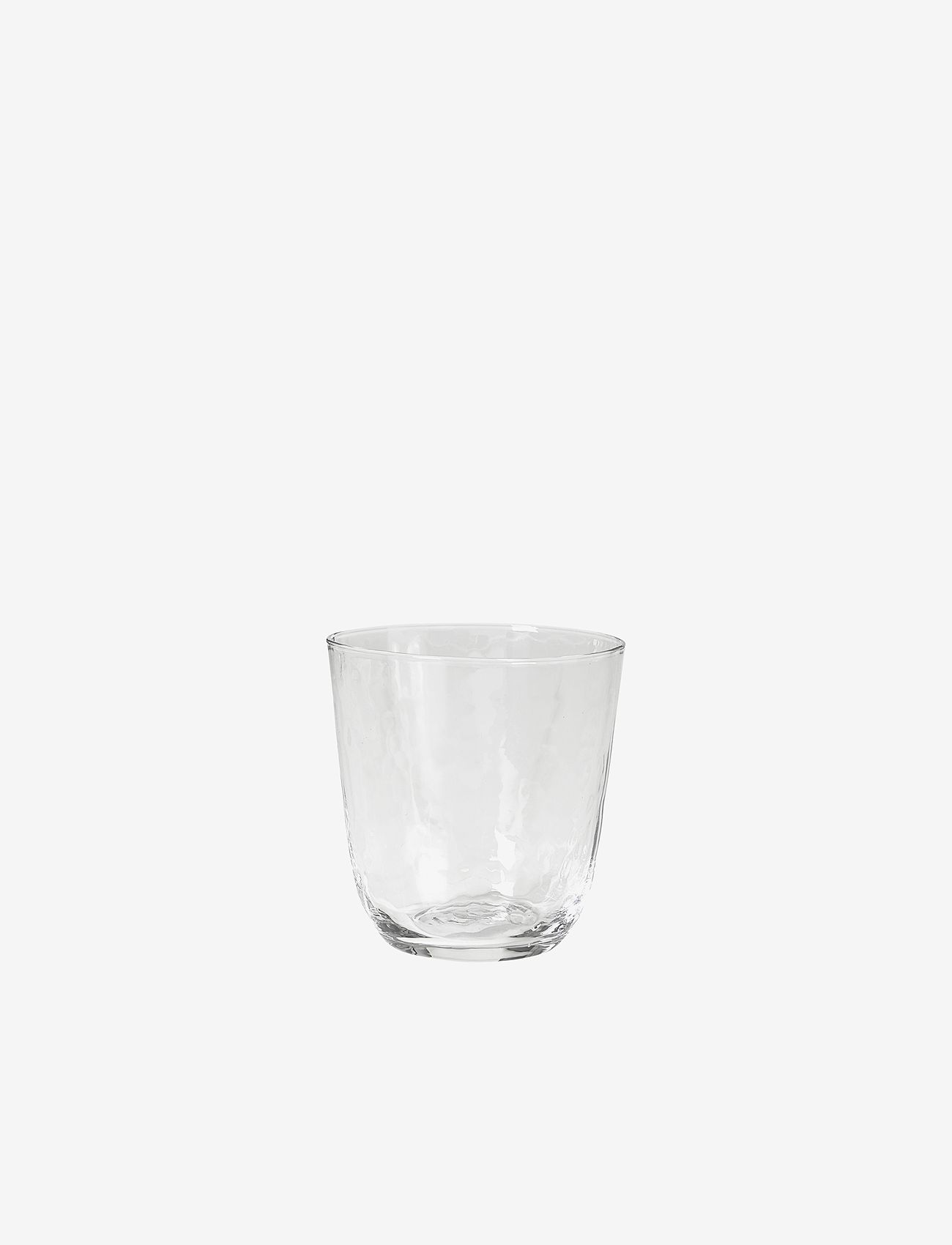 Broste Copenhagen - Drikkeglas 'hammered' - laveste priser - clear - 0