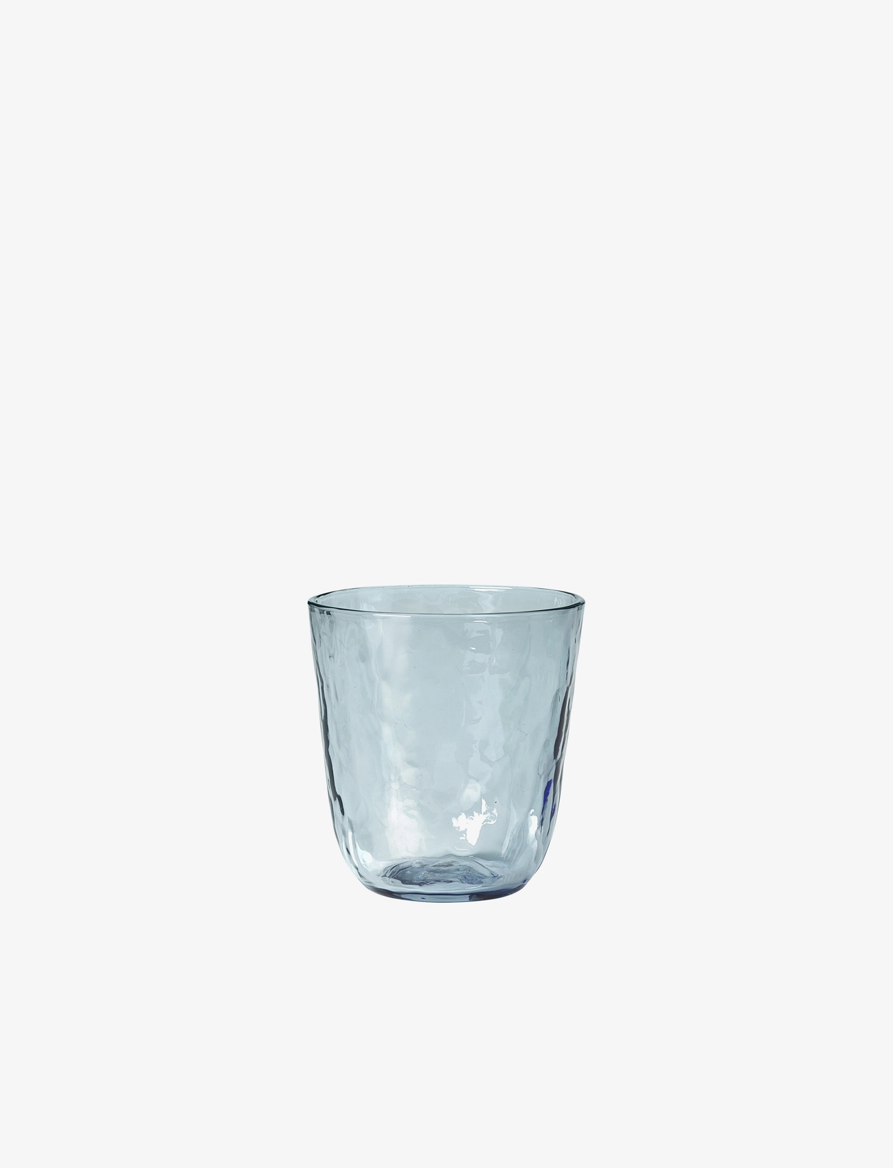 Broste Copenhagen Drinking glass Hammered - Voir tout - GLASS BLUE / blue
