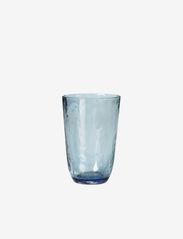 DRIKKEGLAS 'HAMMERED' - GLASS BLUE