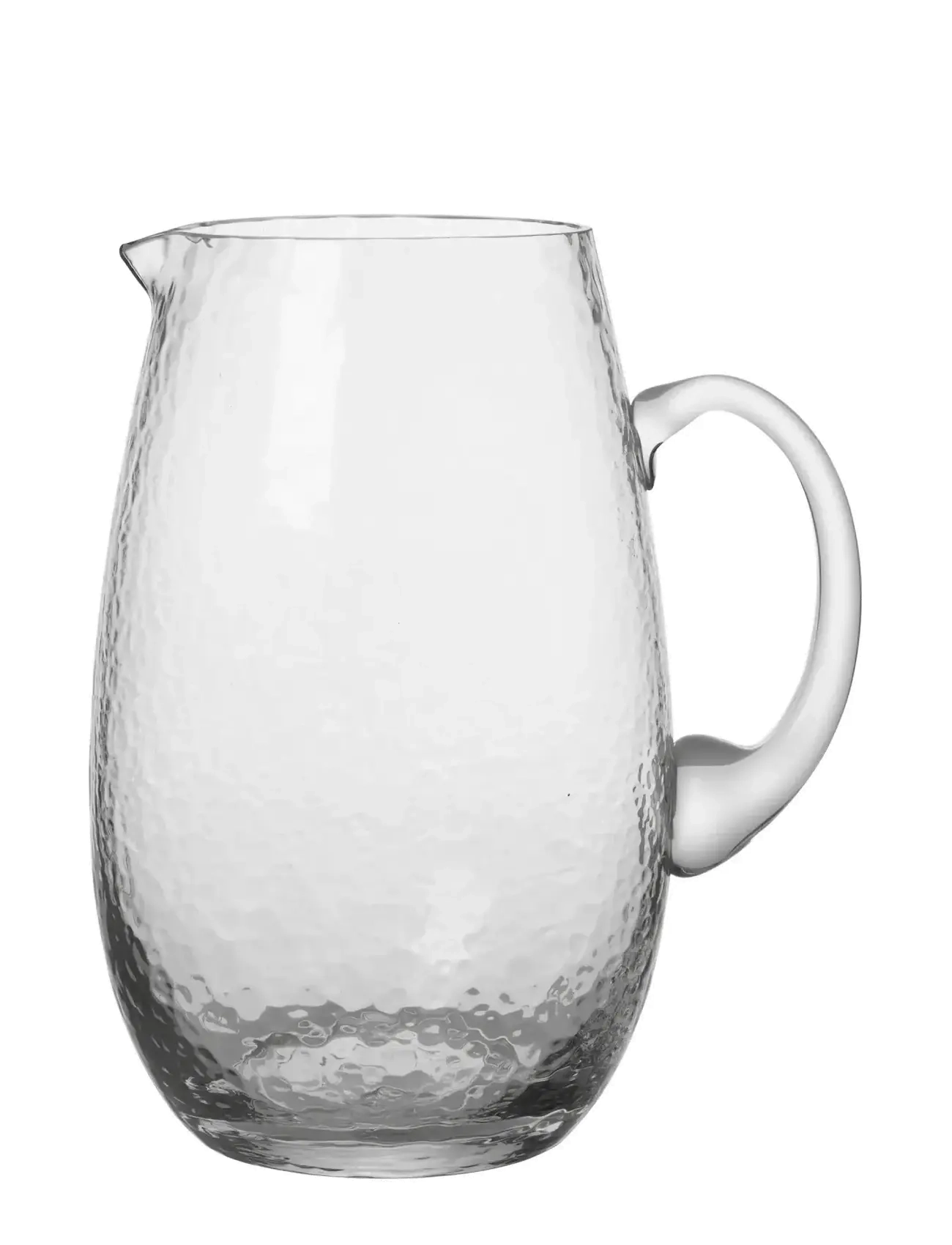 Broste Copenhagen Hammered Jug, 200 CL, Jugs & Carafes, Nackt - Water Carafes Jugs, Homeware