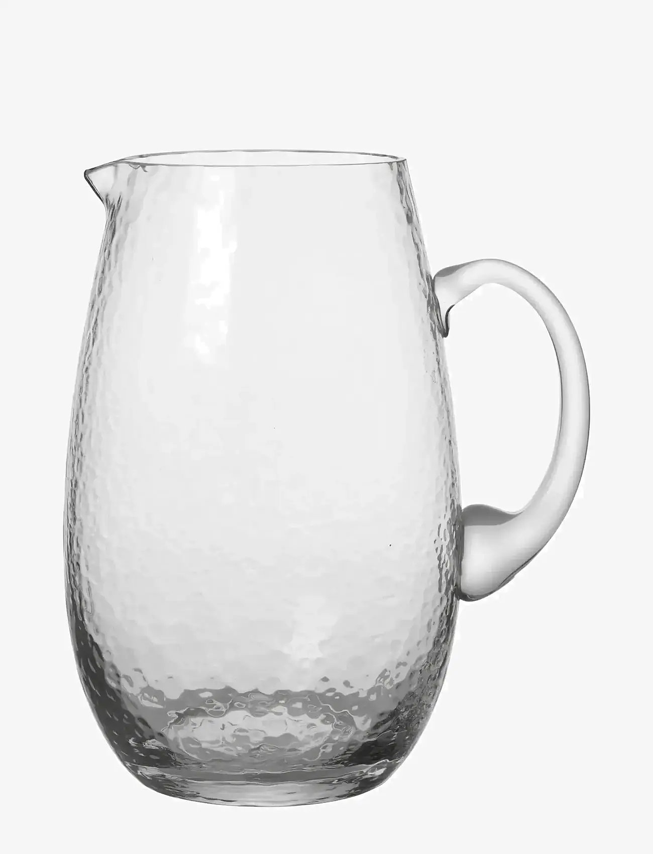 Broste Copenhagen - Hammered Jug - veekannud - clear - 0