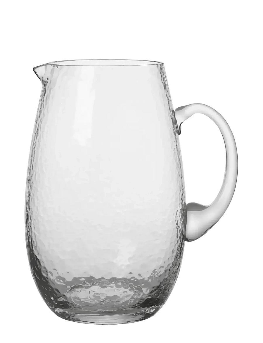Broste Copenhagen - Hammered Jug - wasserkaraffen - clear - 0
